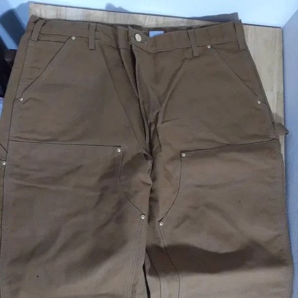 Carhartt × Vintage DS Vintage Carhartt Double Knee Chore Pants Dungarees Size US 42 / EU 58 - 2 Thumbnail