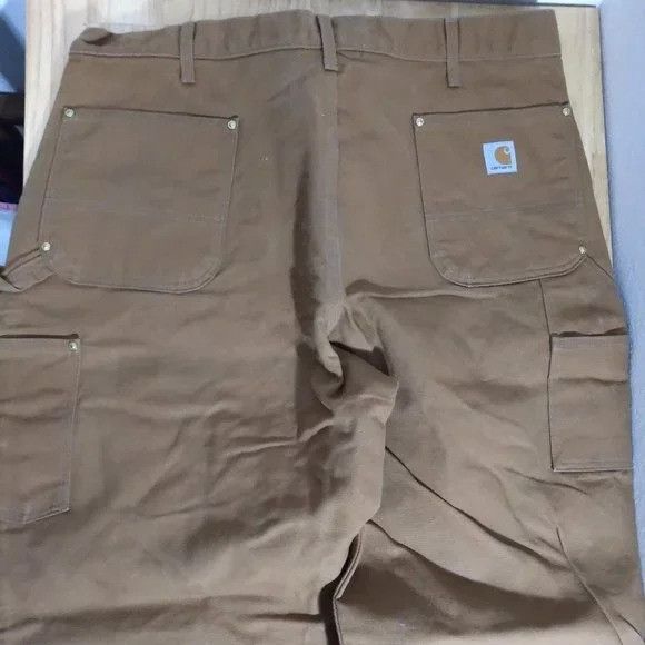 Carhartt × Vintage DS Vintage Carhartt Double Knee Chore Pants Dungarees Size US 42 / EU 58 - 7 Thumbnail