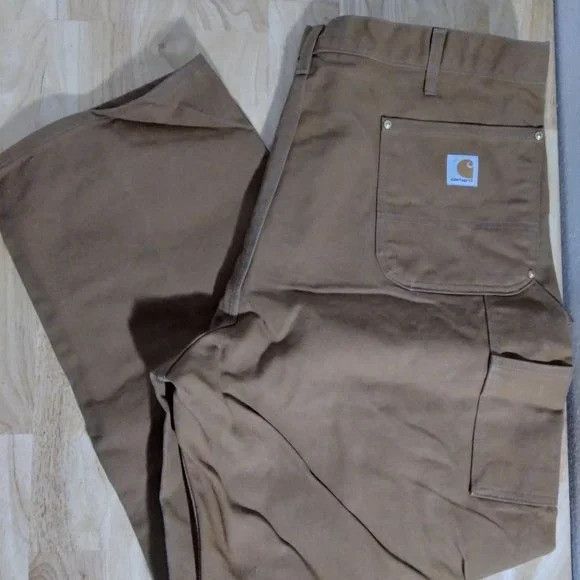 Carhartt × Vintage DS Vintage Carhartt Double Knee Chore Pants Dungarees Size US 42 / EU 58 - 1 Thumbnail