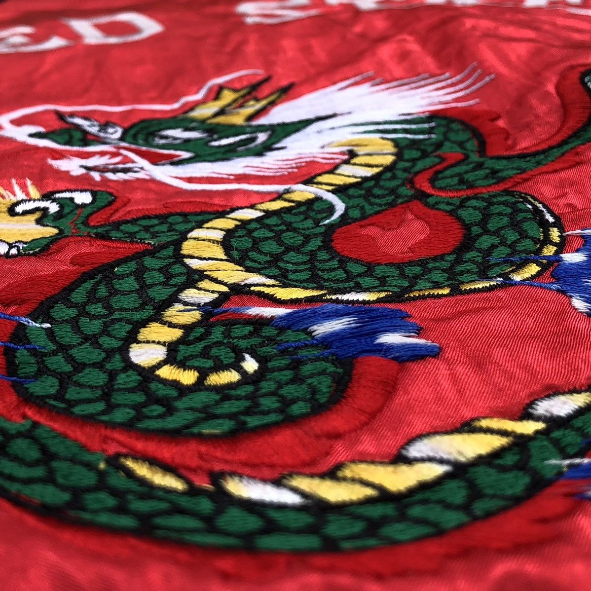 Vintage Vintage USMC Dragon Sukajan Quilted Jacket by Houston Size US L / EU 52-54 / 3 - 9 Thumbnail