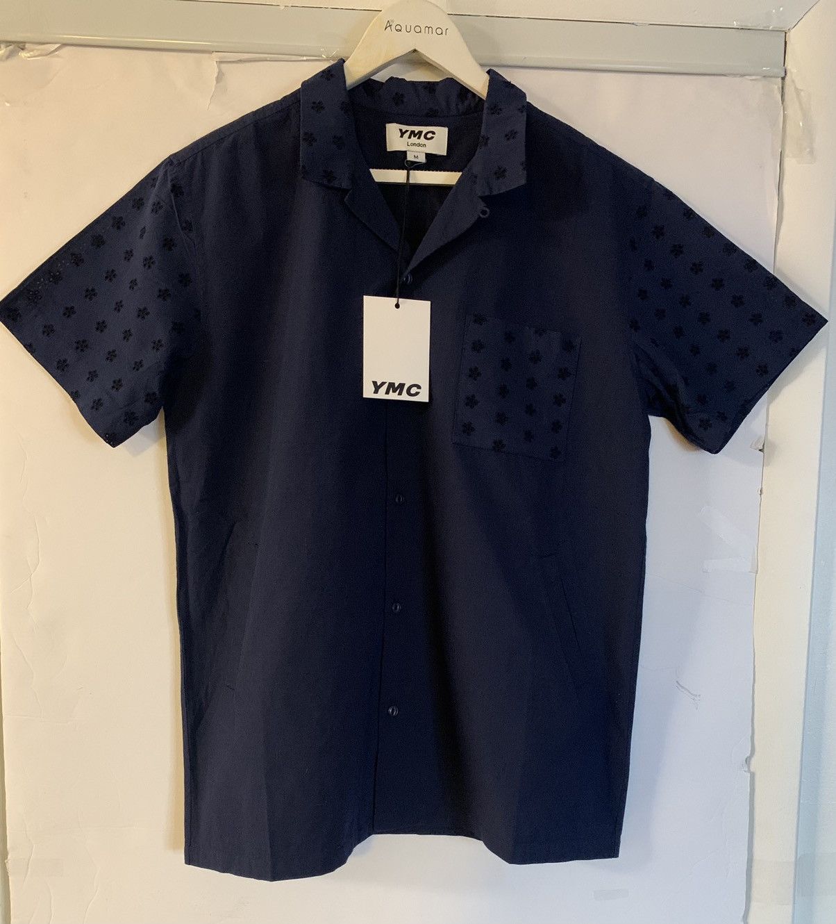 YMC YOU MUST CREATE DAISY EMBROIDERED SHIRT Size US XL / EU 56 / 4 - 6 Thumbnail