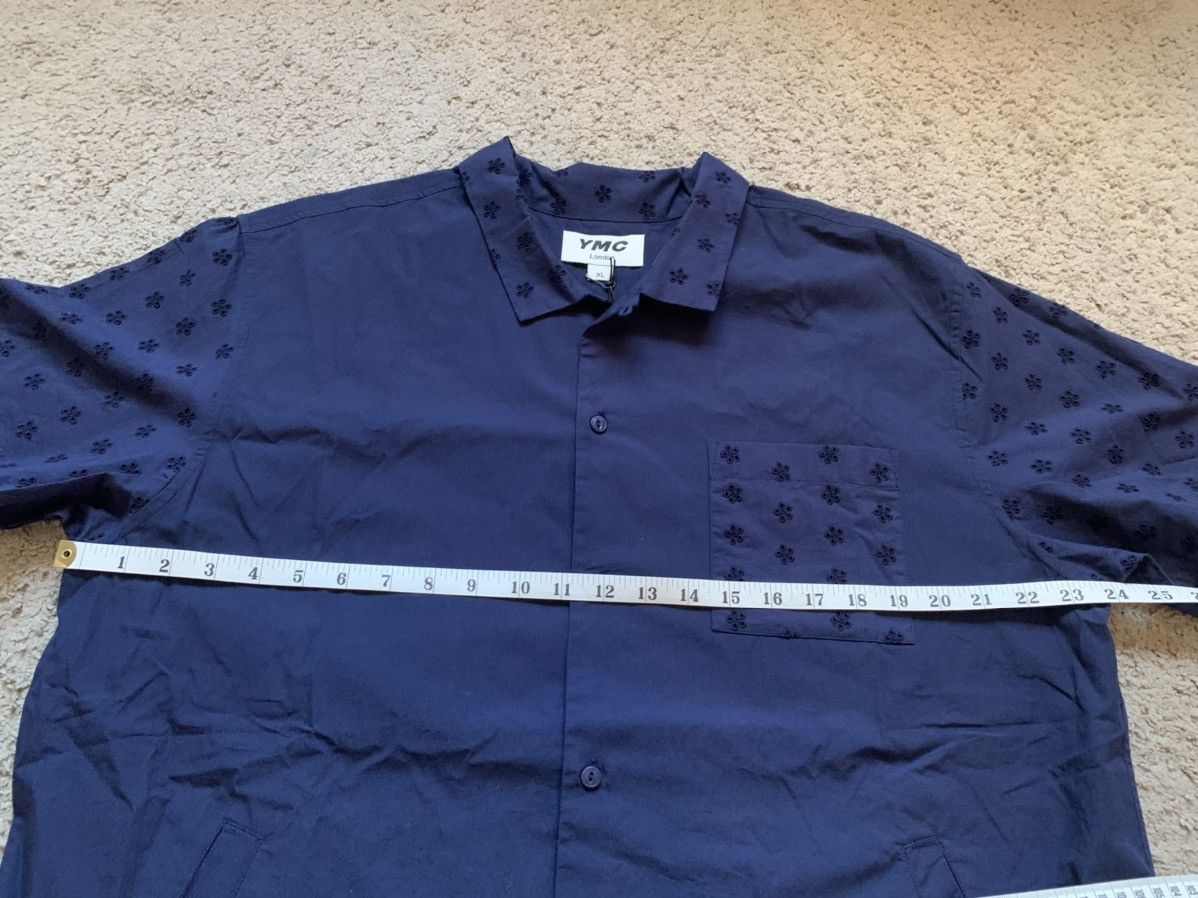 YMC YOU MUST CREATE DAISY EMBROIDERED SHIRT Size US XL / EU 56 / 4 - 15 Thumbnail