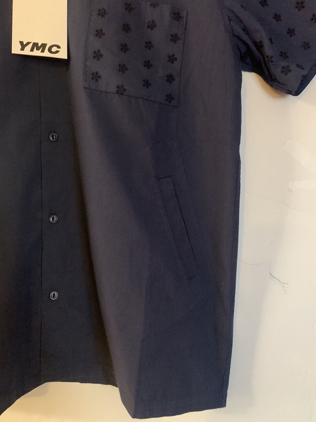 YMC YOU MUST CREATE DAISY EMBROIDERED SHIRT Size US XL / EU 56 / 4 - 8 Thumbnail