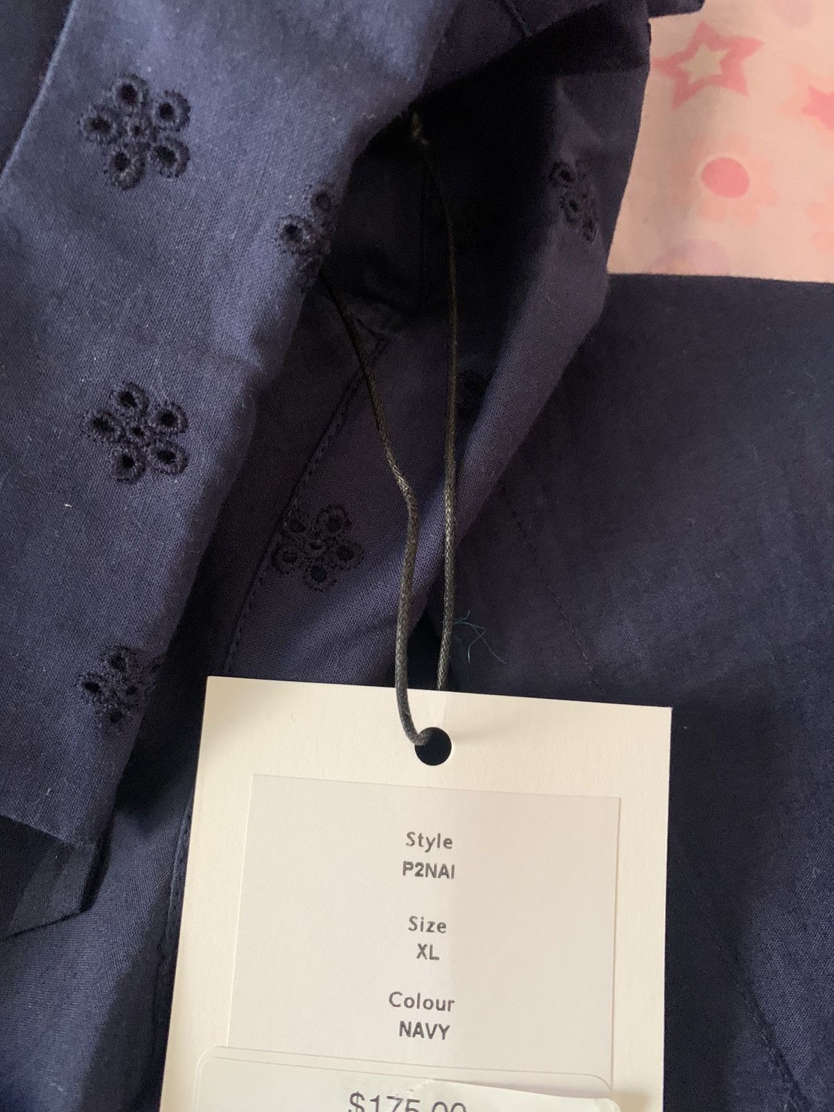 YMC YOU MUST CREATE DAISY EMBROIDERED SHIRT Size US XL / EU 56 / 4 - 20 Thumbnail