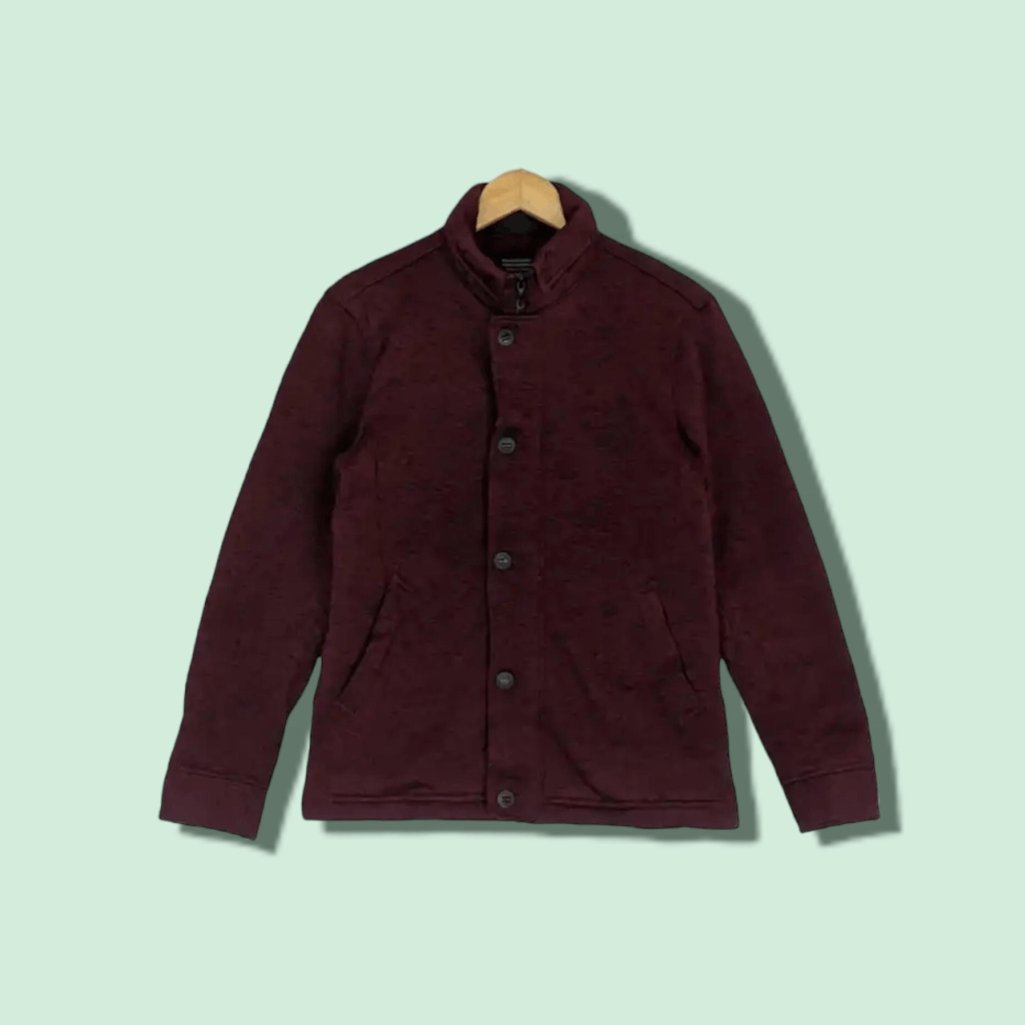 Japanese Brand NICOLE Maroon Jacket Size US M / EU 48-50 / 2 - 1 Thumbnail