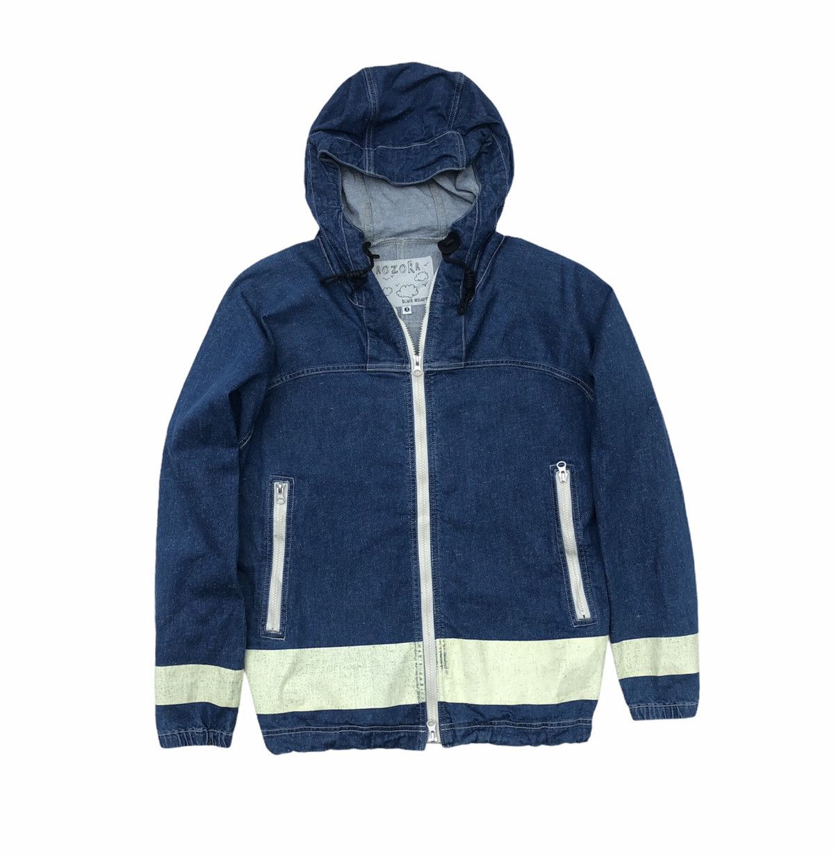 Japanese Brand Japanese Brand Aozora Blue Heaven Stretchable Denim Jacket Size US M / EU 48-50 / 2 - 2 Thumbnail