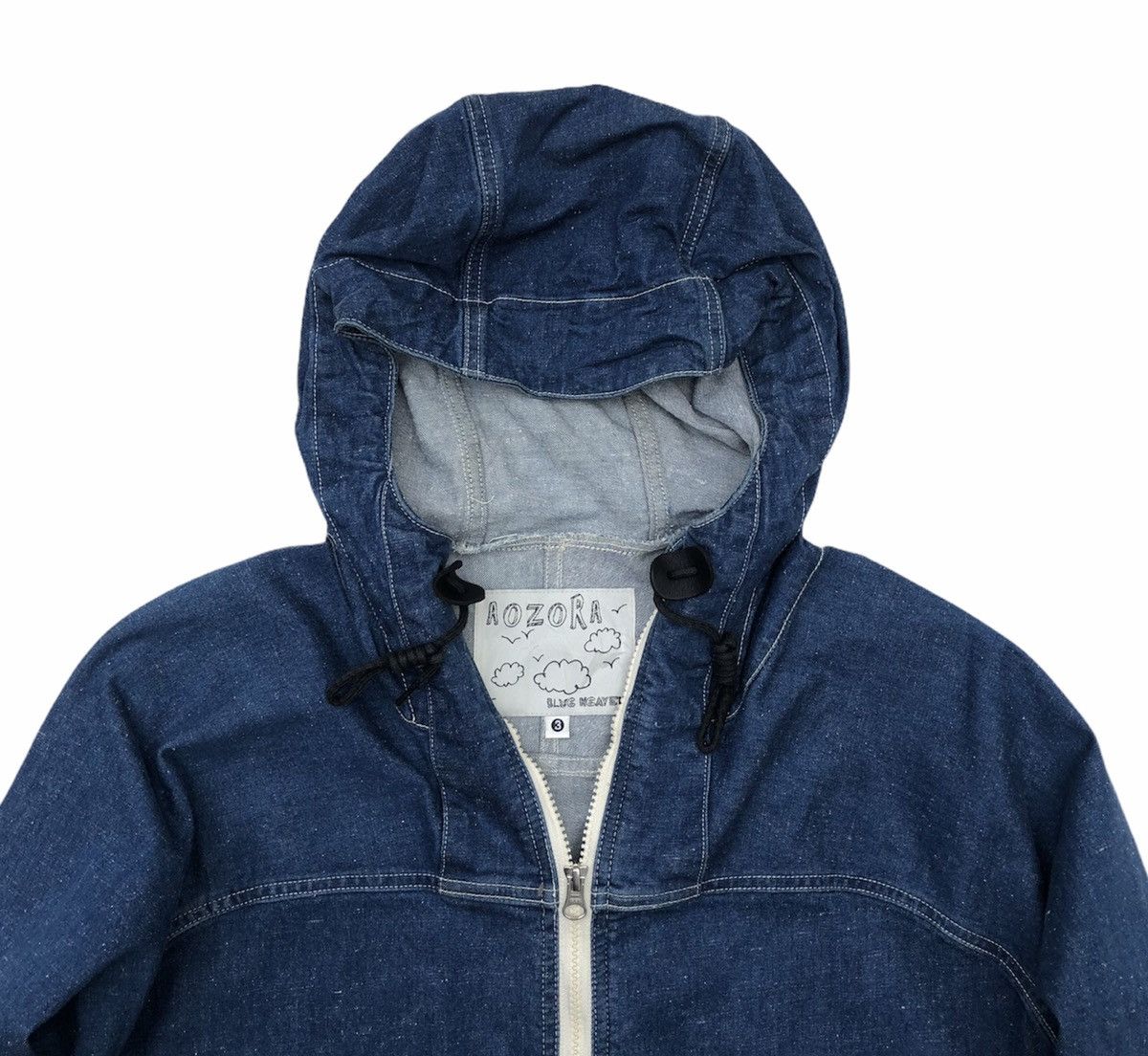 Japanese Brand Japanese Brand Aozora Blue Heaven Stretchable Denim Jacket Size US M / EU 48-50 / 2 - 3 Thumbnail