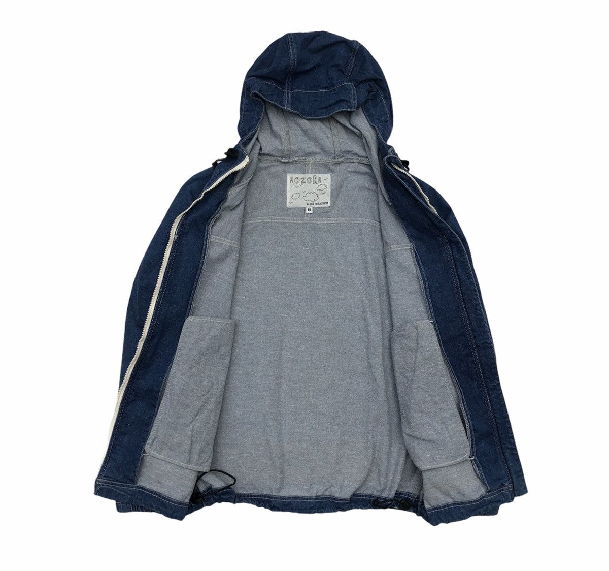 Japanese Brand Japanese Brand Aozora Blue Heaven Stretchable Denim Jacket Size US M / EU 48-50 / 2 - 7 Thumbnail