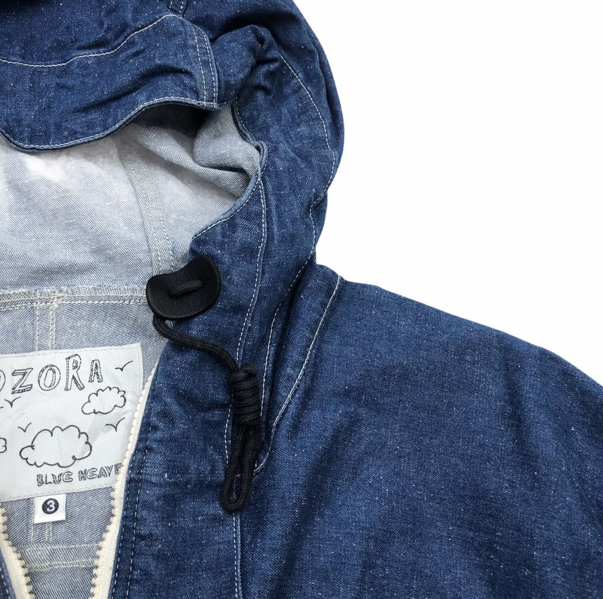 Japanese Brand Japanese Brand Aozora Blue Heaven Stretchable Denim Jacket Size US M / EU 48-50 / 2 - 6 Thumbnail