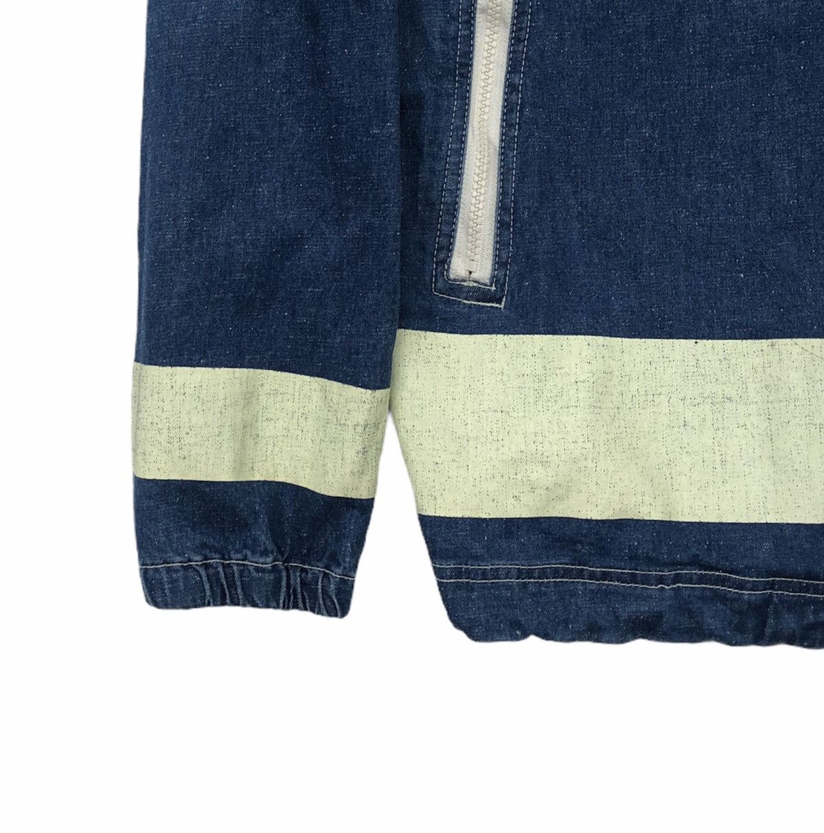 Japanese Brand Japanese Brand Aozora Blue Heaven Stretchable Denim Jacket Size US M / EU 48-50 / 2 - 5 Thumbnail