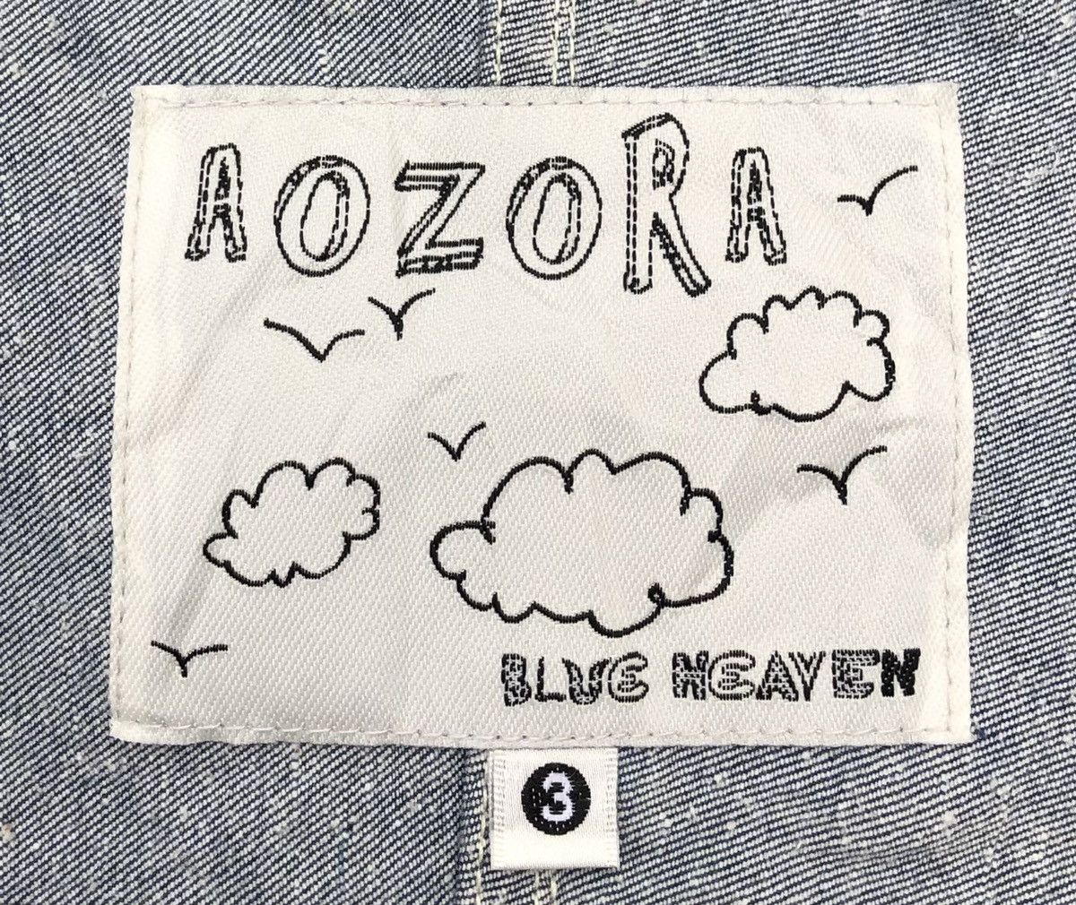 Japanese Brand Japanese Brand Aozora Blue Heaven Stretchable Denim Jacket Size US M / EU 48-50 / 2 - 13 Thumbnail