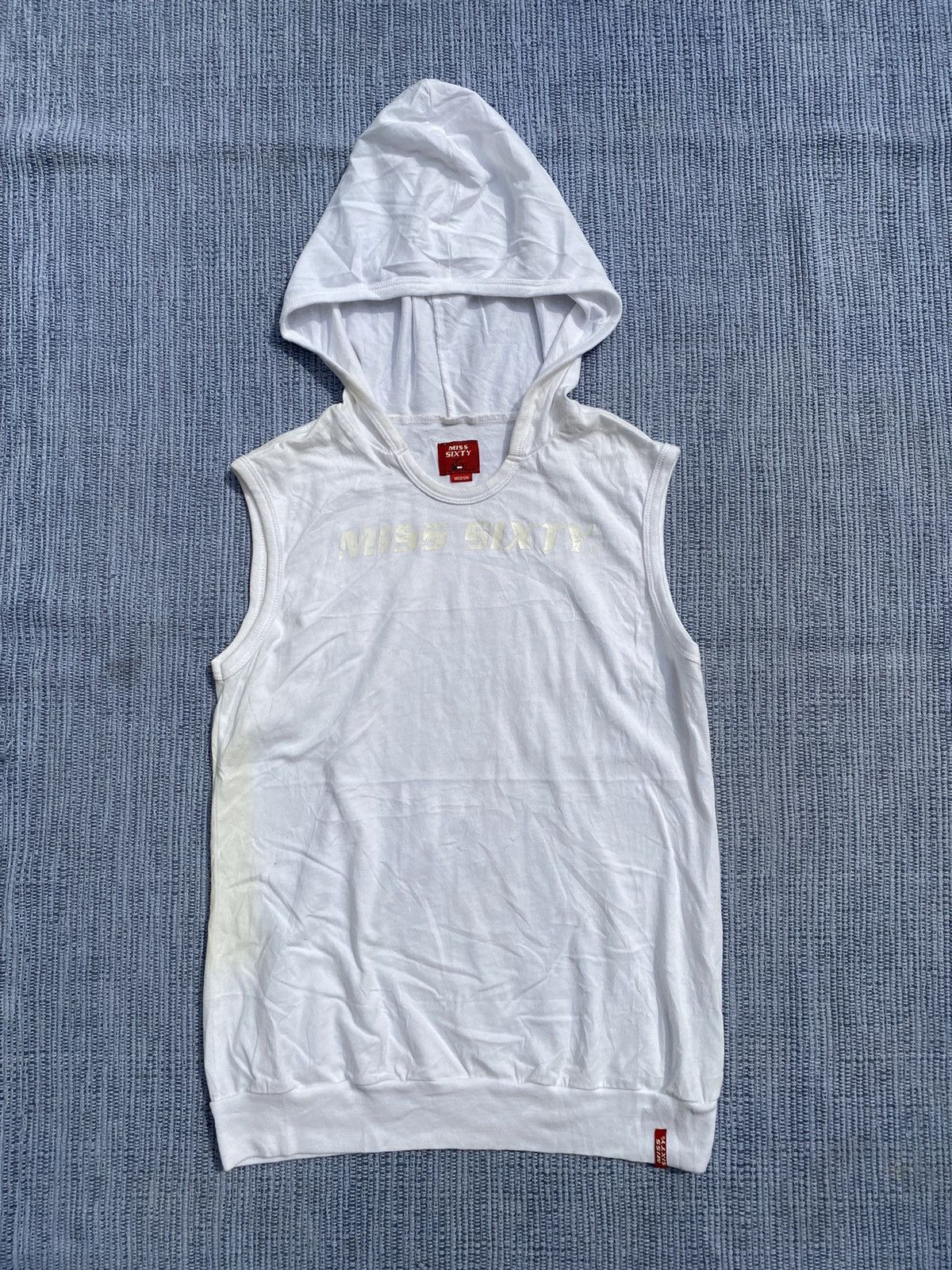Miss Sixty white sleeveless hoodie Size M / US 6-8 / IT 42-44 - 3 Thumbnail