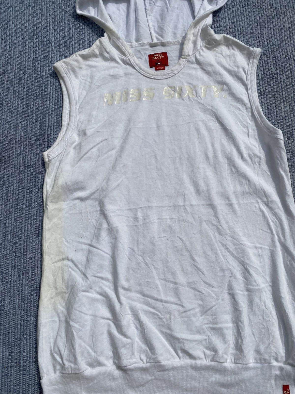 Miss Sixty white sleeveless hoodie Size M / US 6-8 / IT 42-44 - 7 Thumbnail