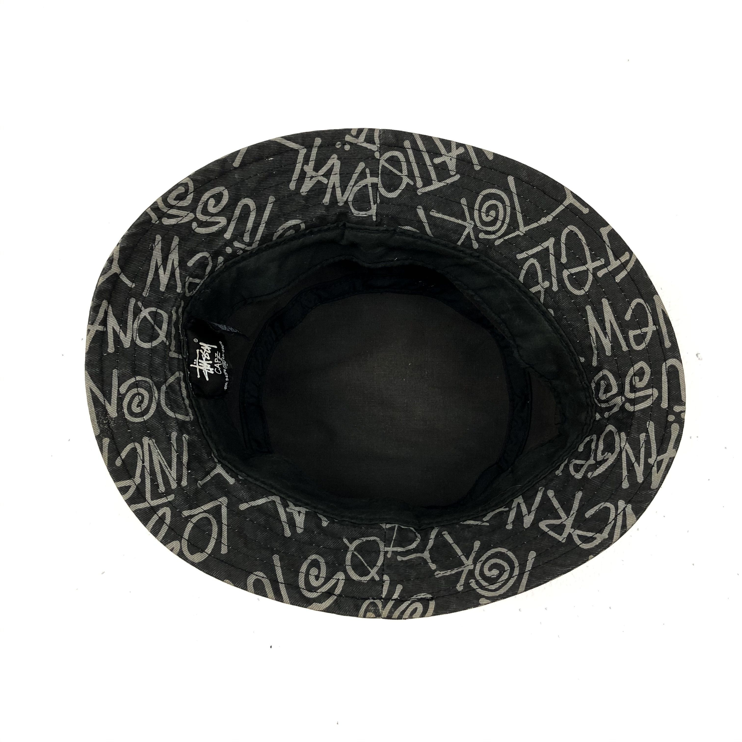 Japanese Brand × Stussy stussy bucket hat full print nice design Size ONE SIZE - 5 Thumbnail