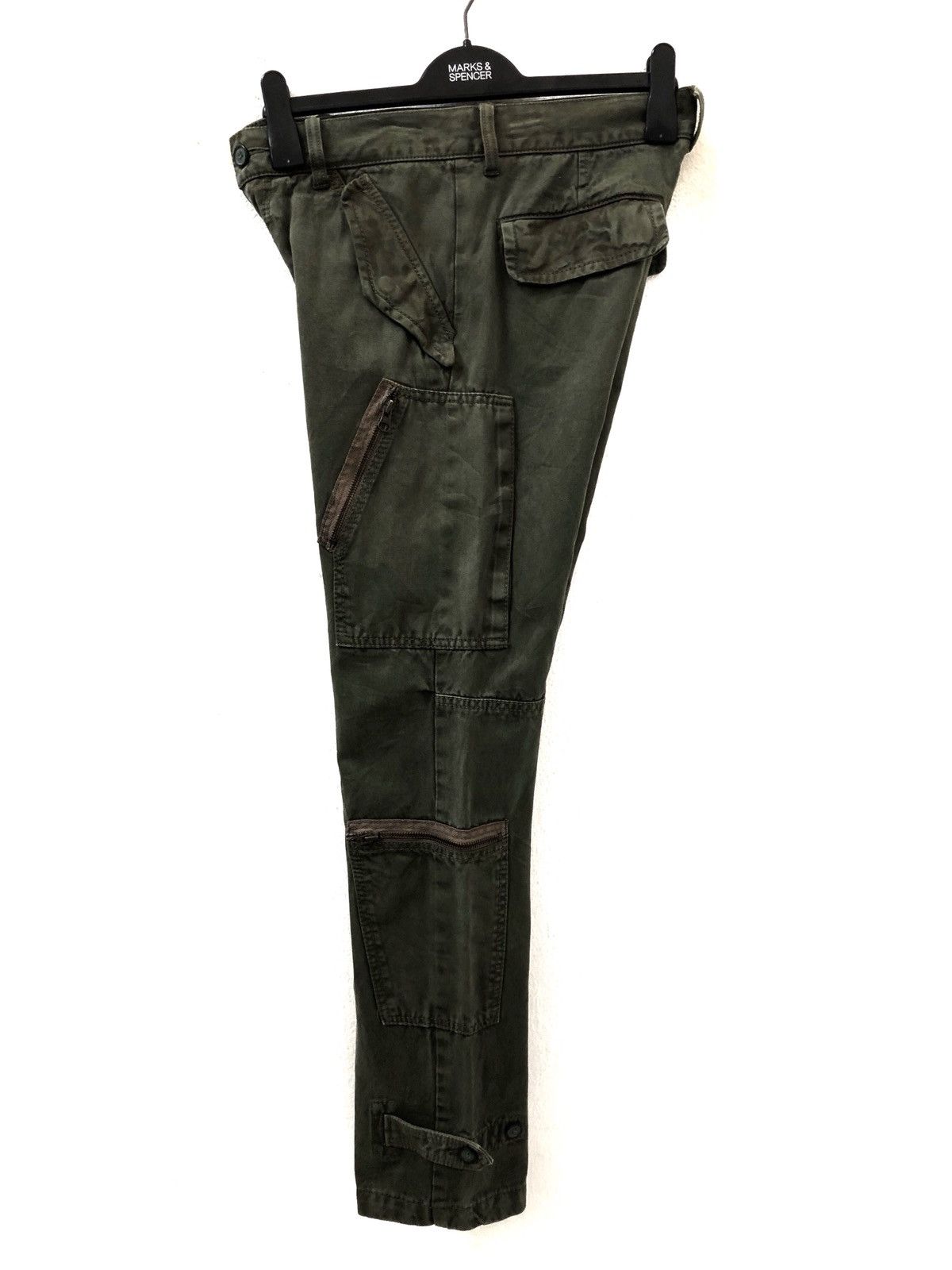 5351 POUR LES HOMMES 291295=Homme Low Rise Multi Pocket Parachute Cargo Size US 29 - 8 Thumbnail