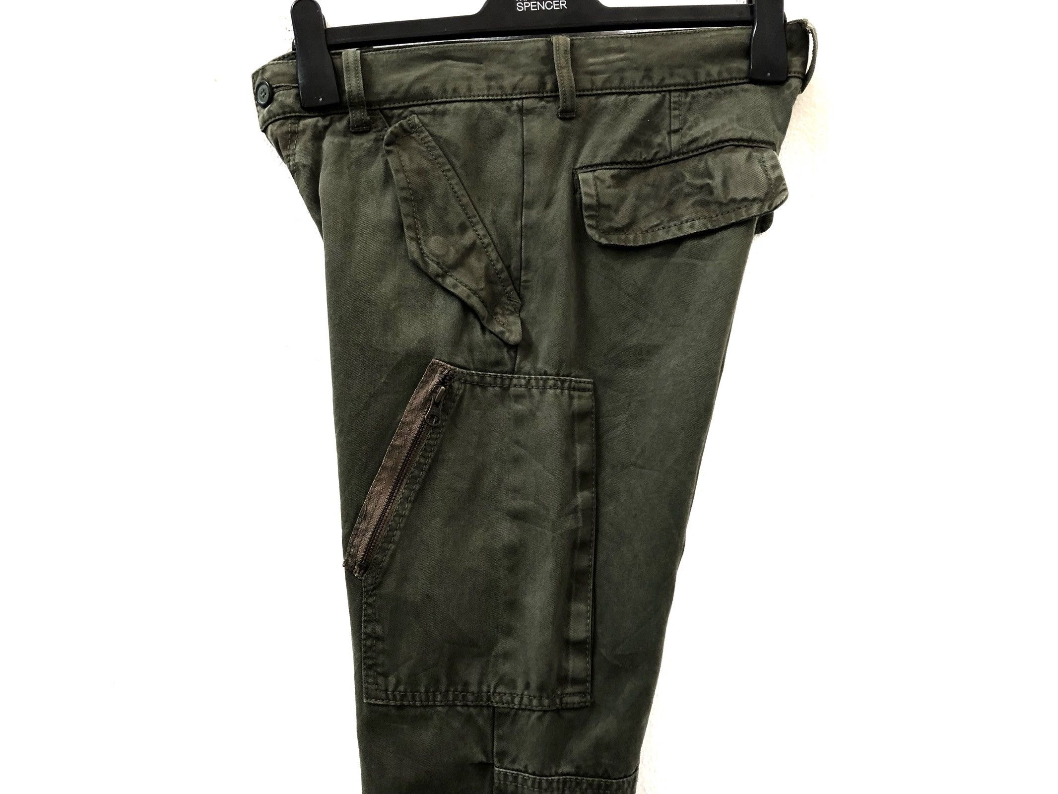 5351 POUR LES HOMMES 291295=Homme Low Rise Multi Pocket Parachute Cargo Size US 29 - 9 Thumbnail