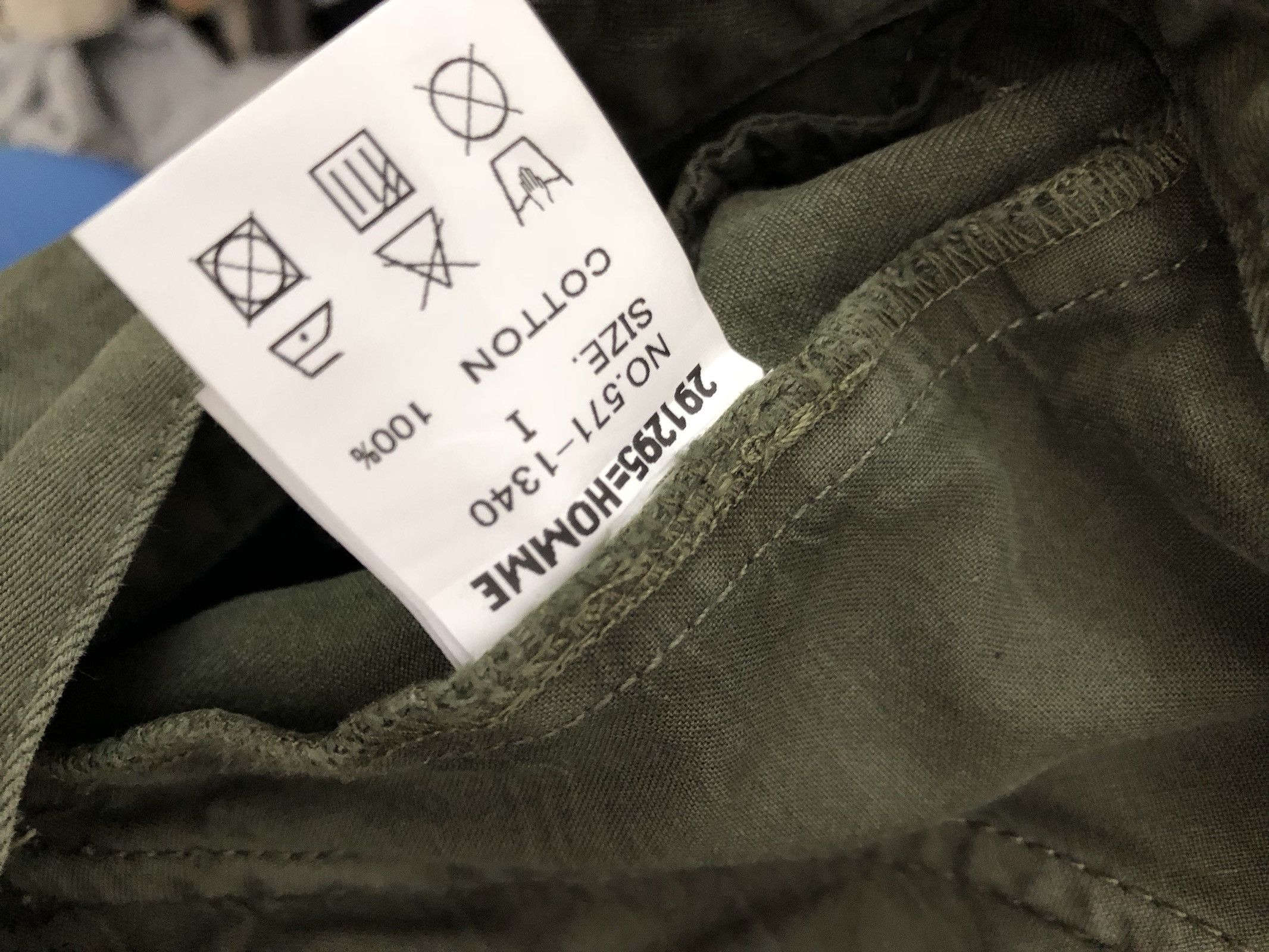 5351 POUR LES HOMMES 291295=Homme Low Rise Multi Pocket Parachute Cargo Size US 29 - 13 Thumbnail