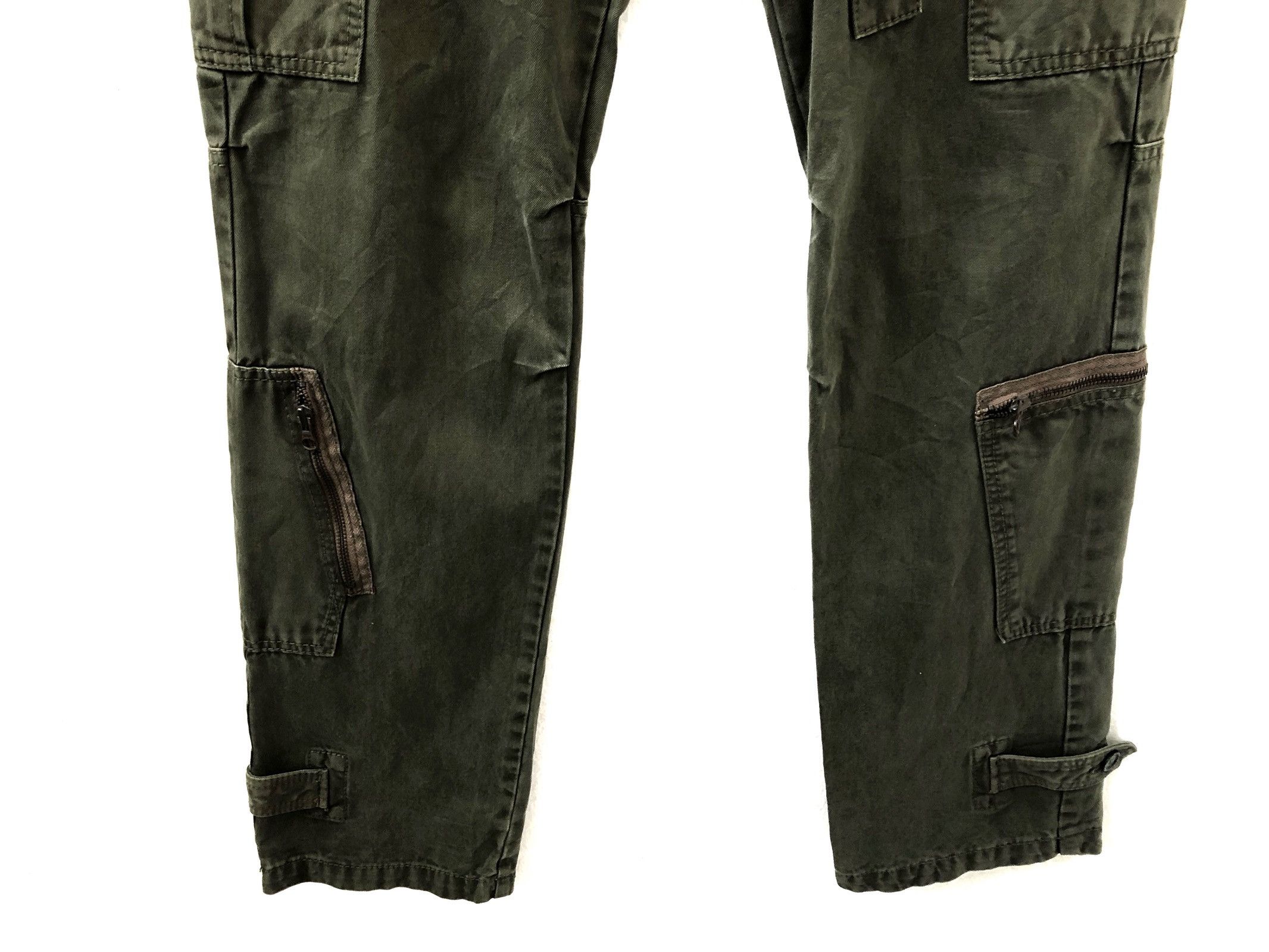 5351 POUR LES HOMMES 291295=Homme Low Rise Multi Pocket Parachute Cargo Size US 29 - 3 Thumbnail