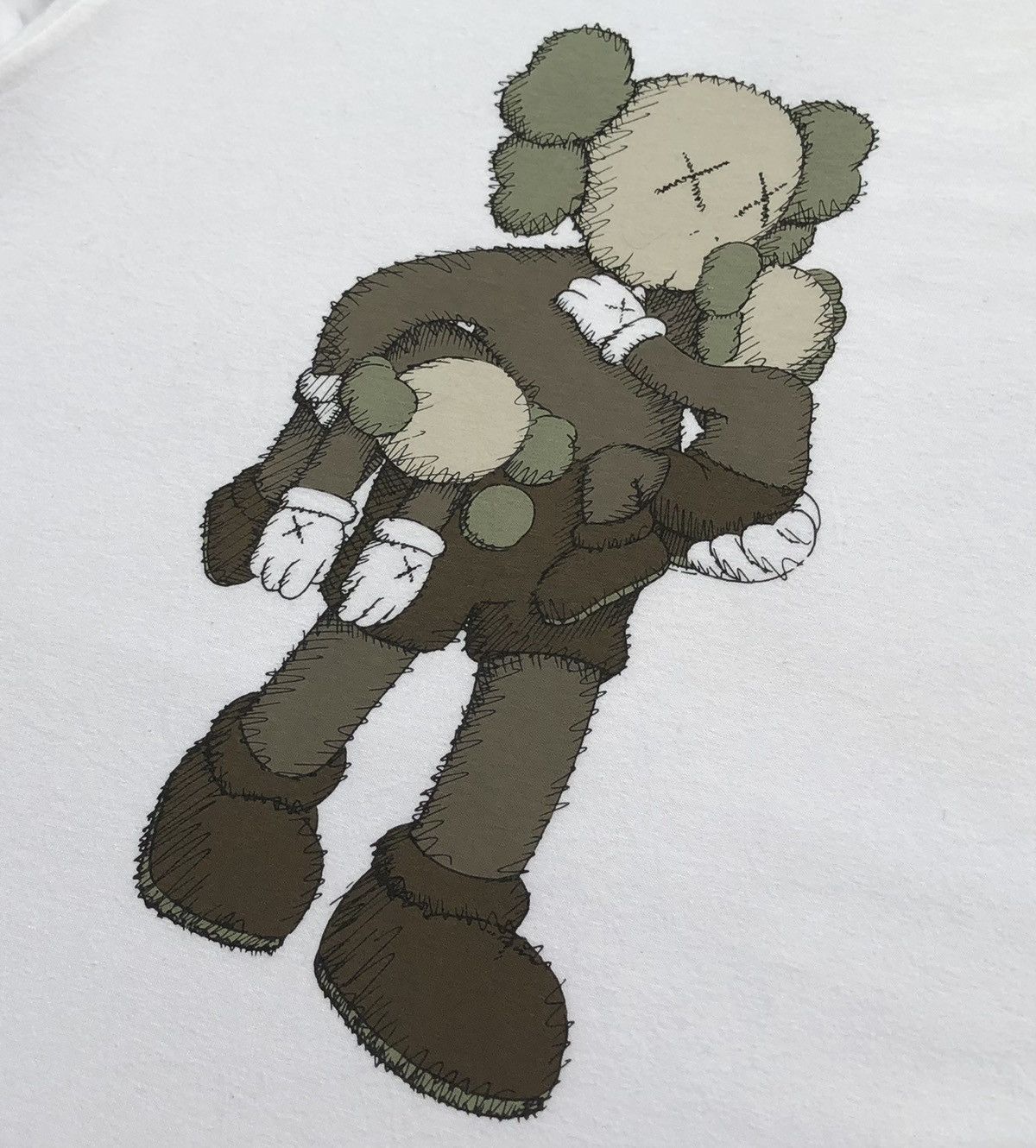Kaws × Uniqlo Kaws x UNIQLO Flayed Clean Slate White T-Shirt Tee Size US XL / EU 56 / 4 - 5 Thumbnail