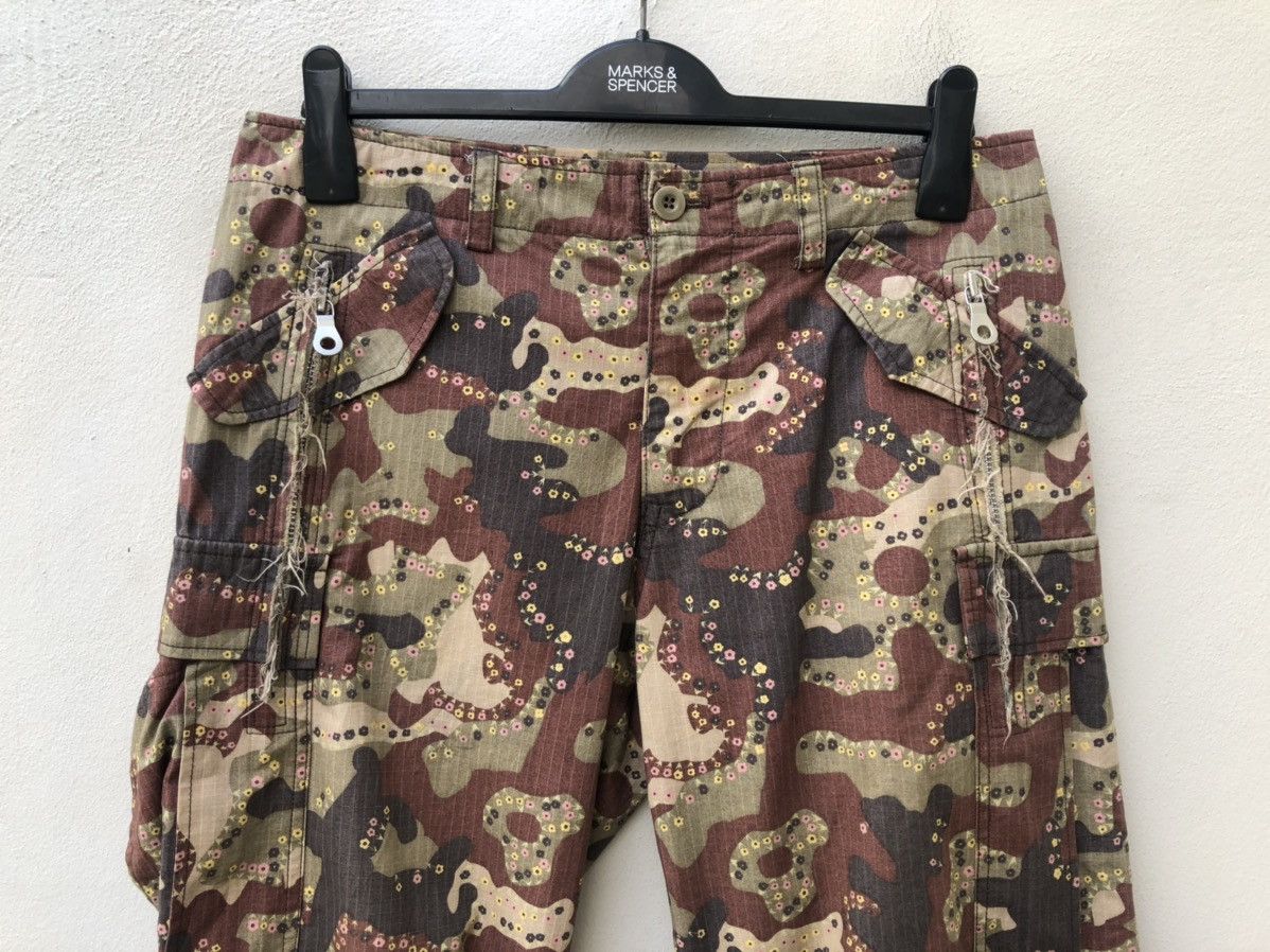 Vintage Slow Wear Made in Japan Camo Parachute Cargo Trouser Size US 32 / EU 48 - 9 Thumbnail