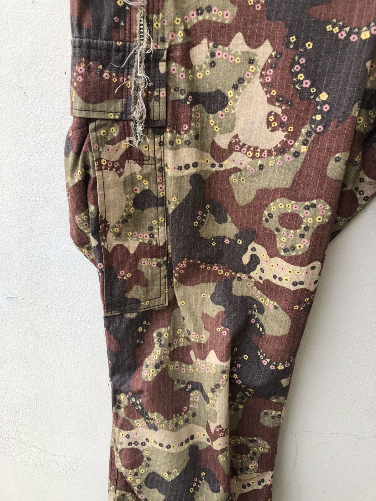 Vintage Slow Wear Made in Japan Camo Parachute Cargo Trouser Size US 32 / EU 48 - 13 Thumbnail