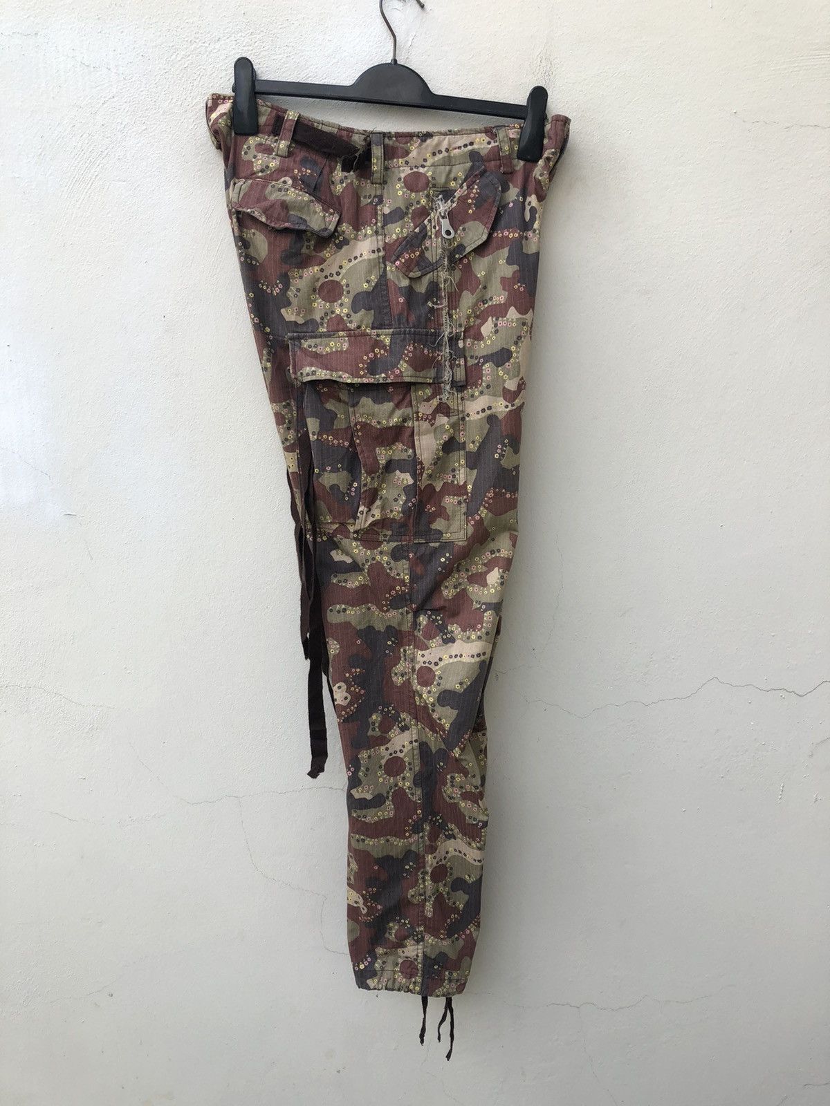 Vintage Slow Wear Made in Japan Camo Parachute Cargo Trouser Size US 32 / EU 48 - 23 Thumbnail