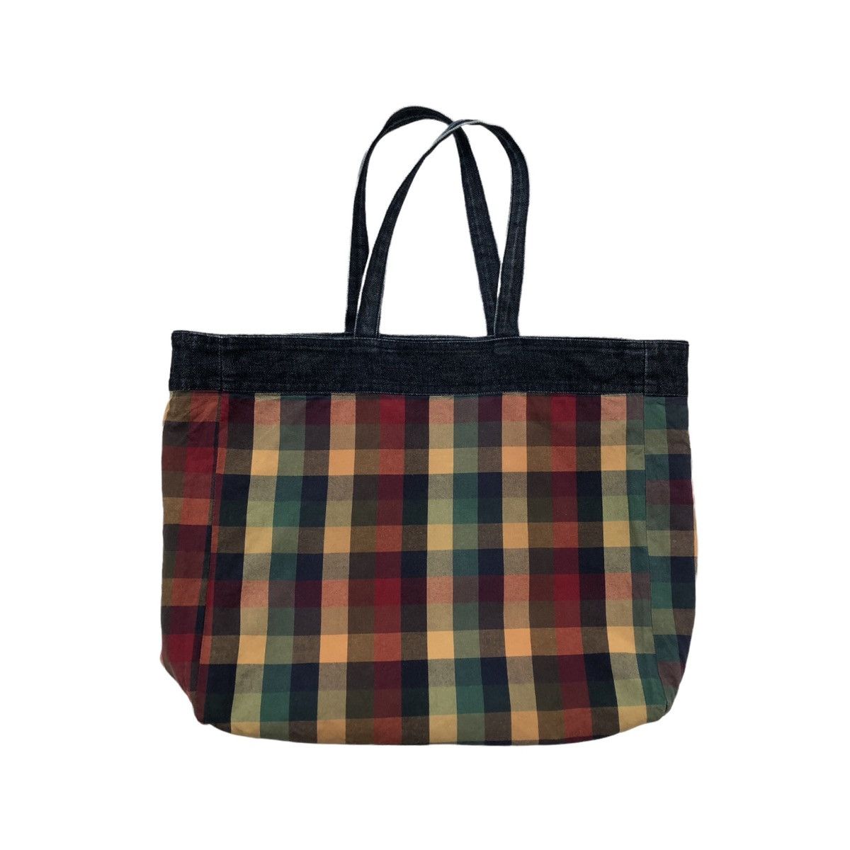 Japanese Brand 🔥Japanese DEBBY Co.Fashion Denim Tote Bag Distressed Style Size ONE SIZE - 6 Thumbnail