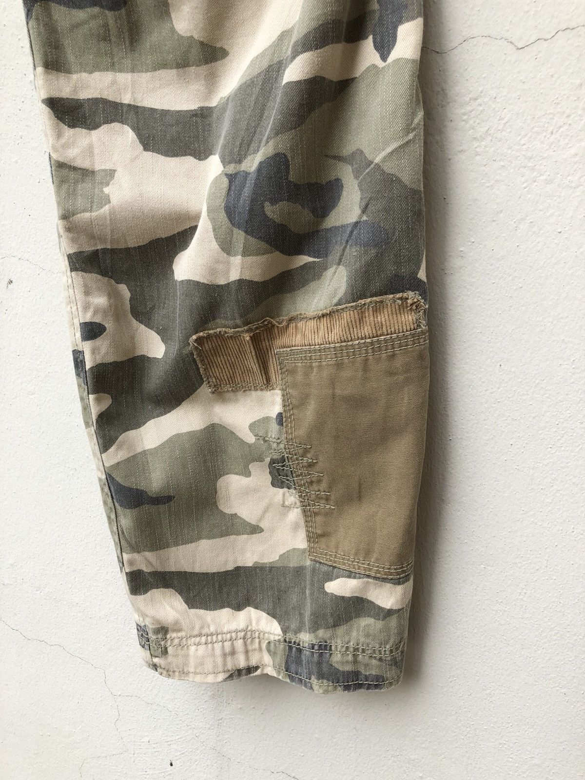 Vintage Japan Brand Rush Hour Patchwork Camo Cargo Trouser Size US 34 / EU 50 - 8 Thumbnail