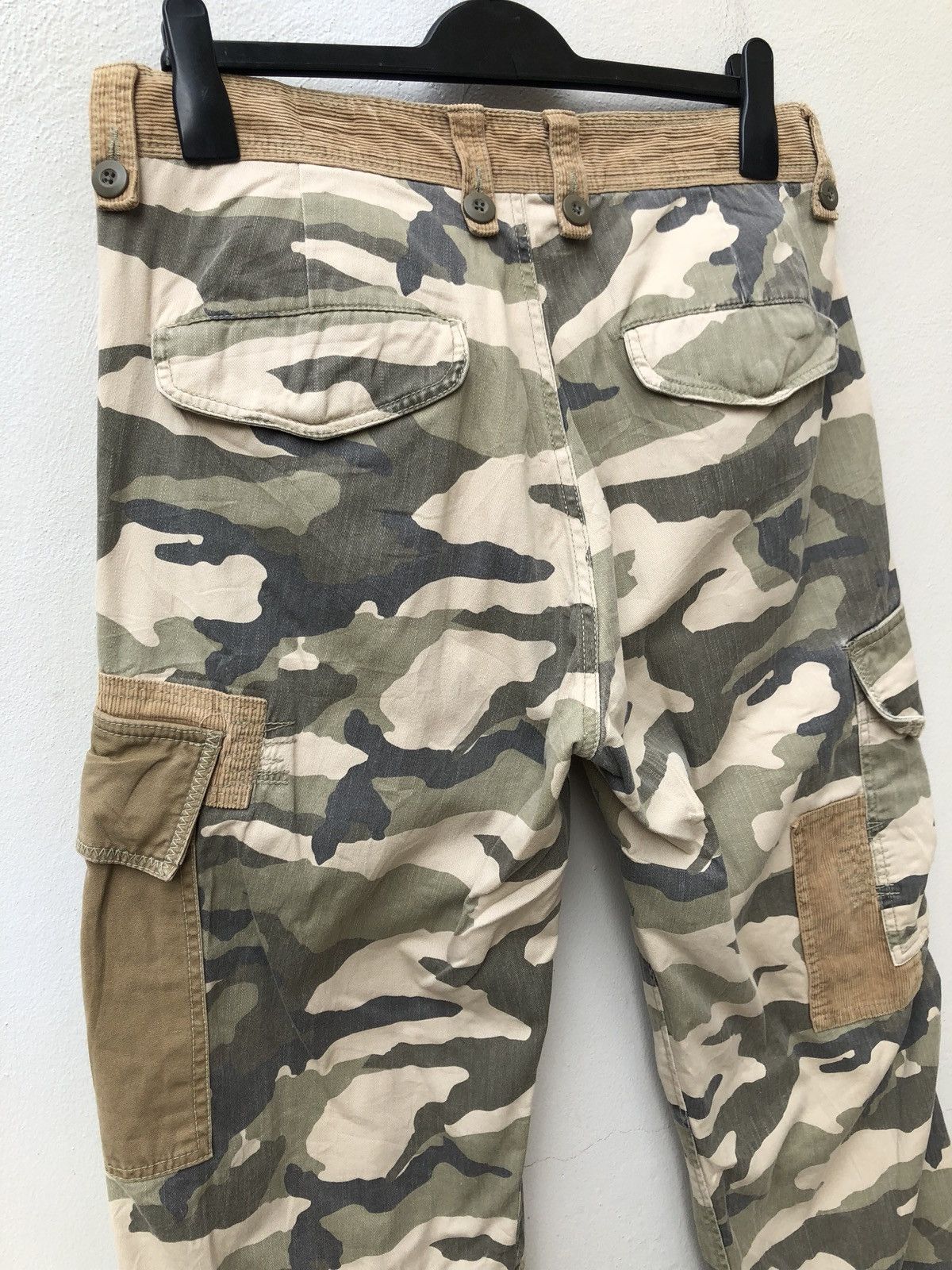 Vintage Japan Brand Rush Hour Patchwork Camo Cargo Trouser Size US 34 / EU 50 - 6 Thumbnail