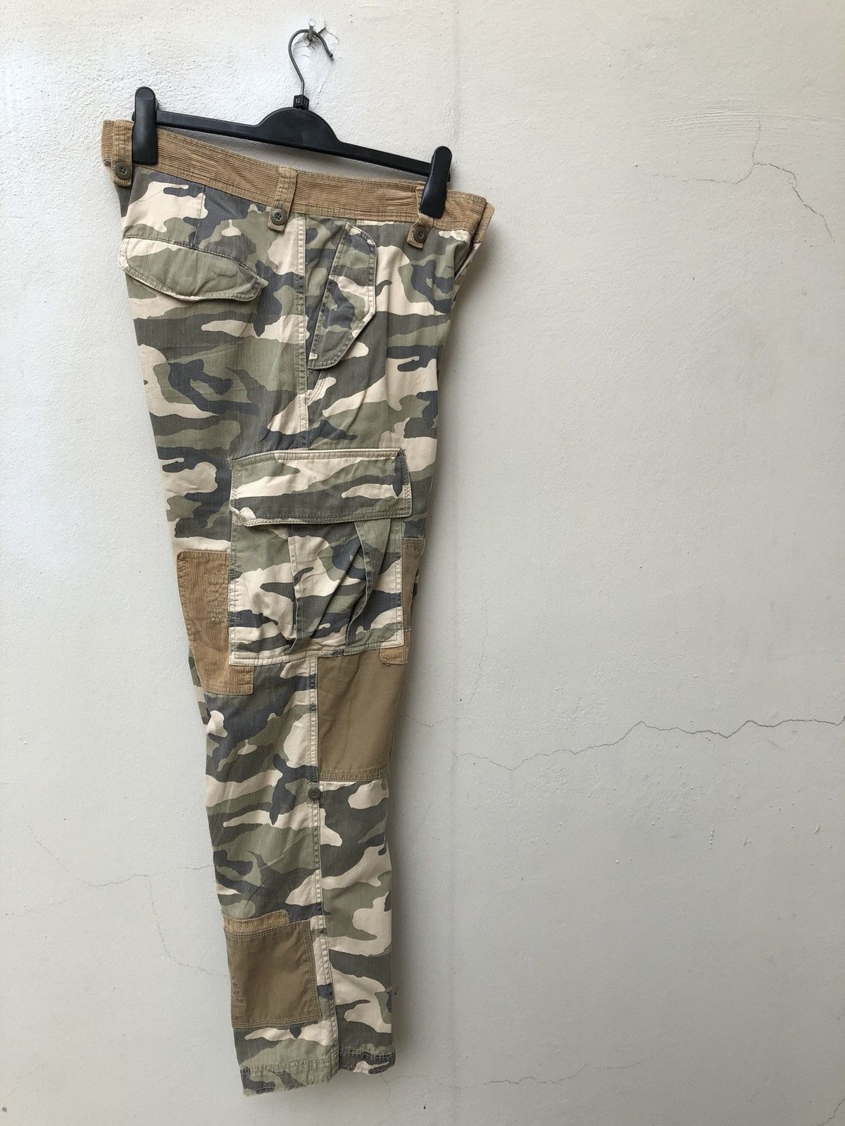 Vintage Japan Brand Rush Hour Patchwork Camo Cargo Trouser Size US 34 / EU 50 - 10 Thumbnail