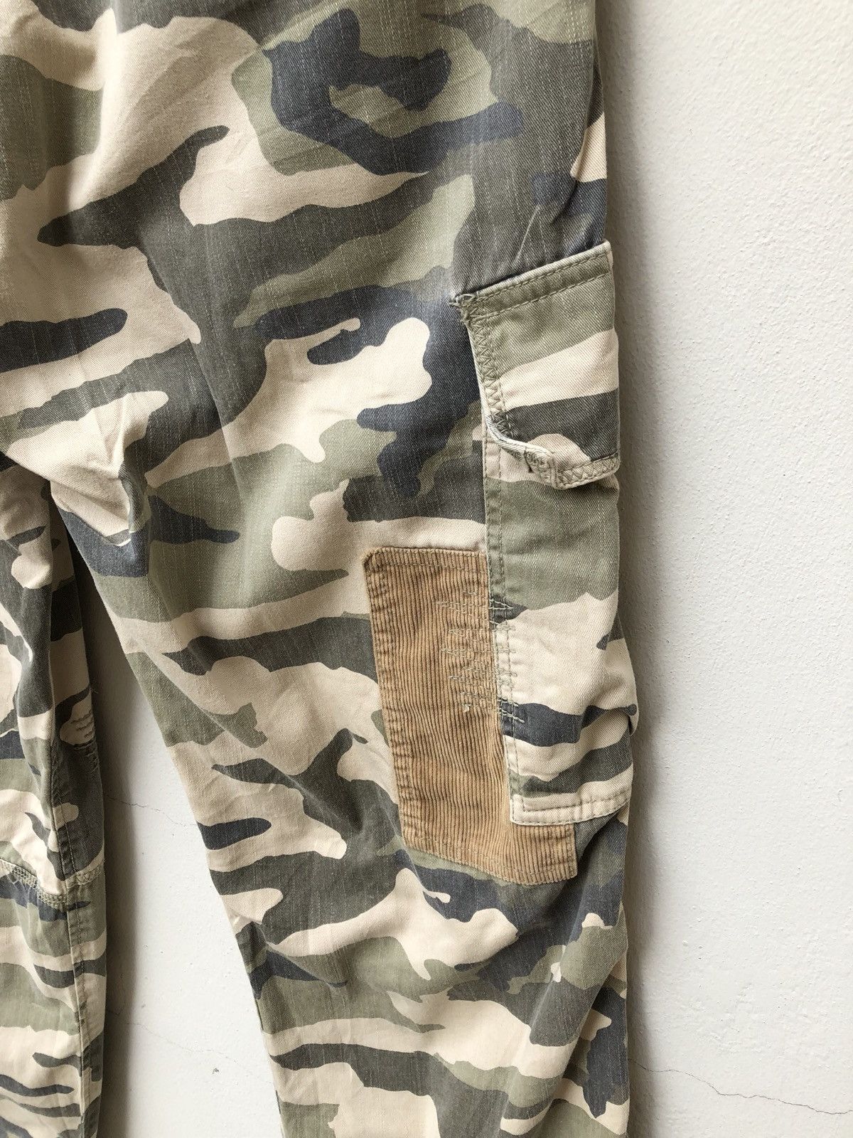 Vintage Japan Brand Rush Hour Patchwork Camo Cargo Trouser Size US 34 / EU 50 - 7 Thumbnail