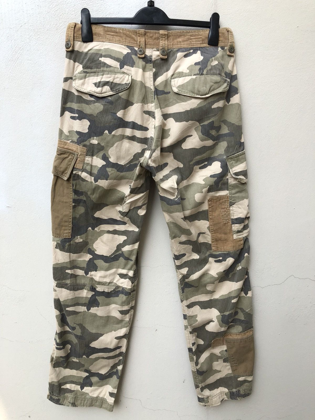Vintage Japan Brand Rush Hour Patchwork Camo Cargo Trouser Size US 34 / EU 50 - 5 Thumbnail