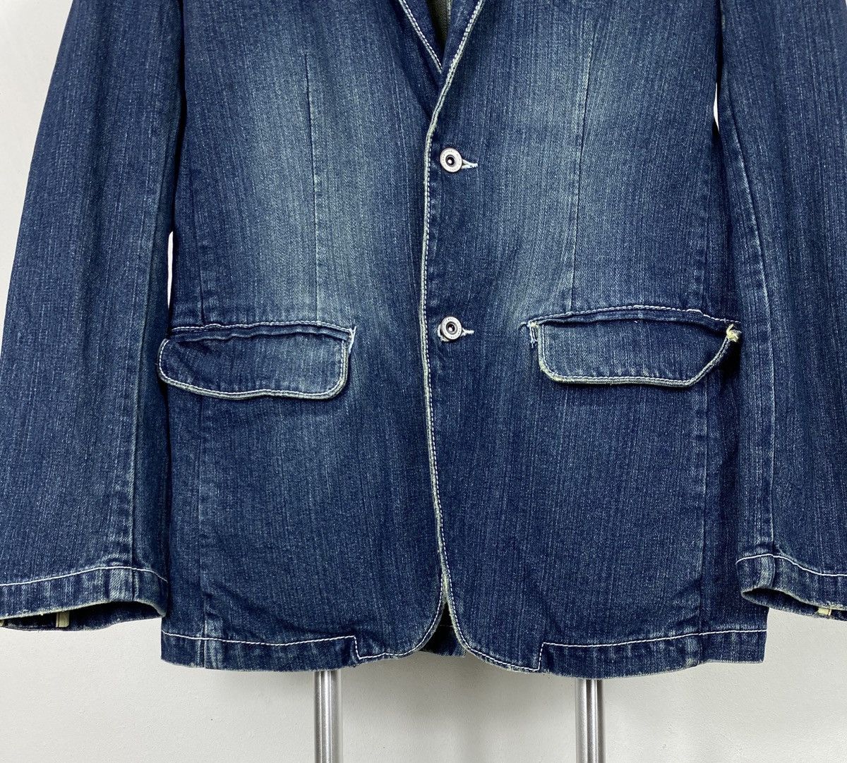 Other 🔥 Earth Grand Distress Denim Jacket Size US L / EU 52-54 / 3 - 4 Thumbnail