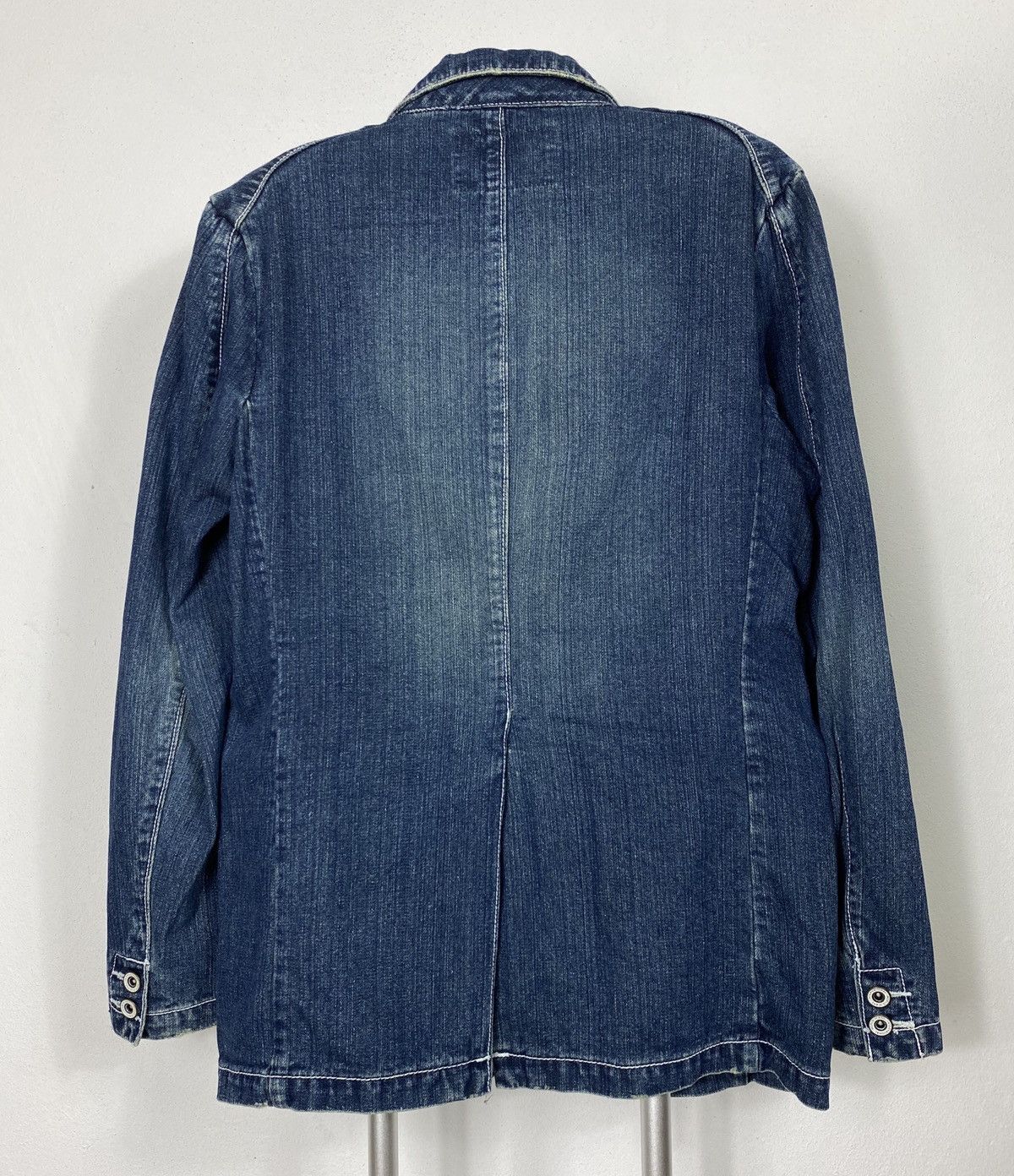 Other 🔥 Earth Grand Distress Denim Jacket Size US L / EU 52-54 / 3 - 2 Thumbnail