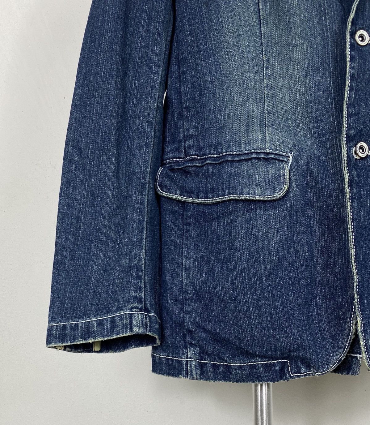 Other 🔥 Earth Grand Distress Denim Jacket Size US L / EU 52-54 / 3 - 8 Thumbnail