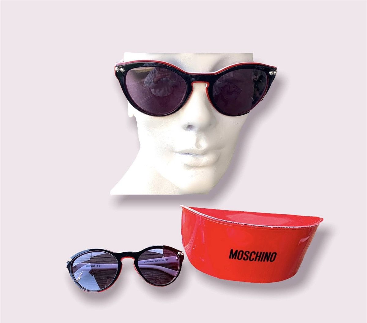 Moschino Moschino Sunglasses + Case Size ONE SIZE - 1 Thumbnail
