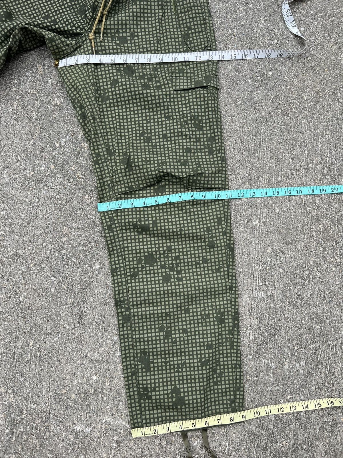 TIGRE BROCANTE Tigre Brocante Remake Vintage 80s Night Camo Cargo Trouser Size US 30 / EU 46 - 3 Thumbnail