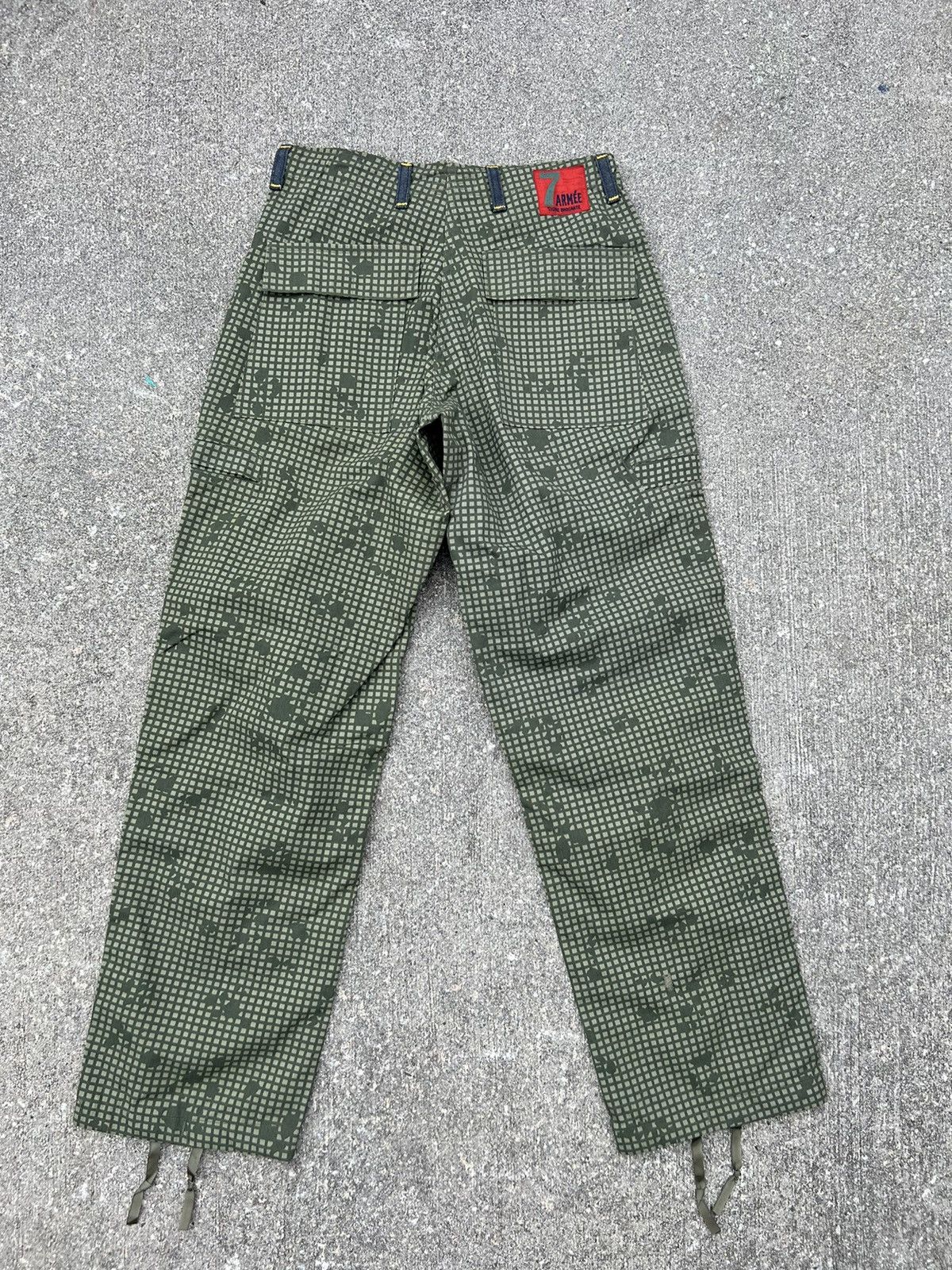 TIGRE BROCANTE Tigre Brocante Remake Vintage 80s Night Camo Cargo Trouser Size US 30 / EU 46 - 5 Thumbnail