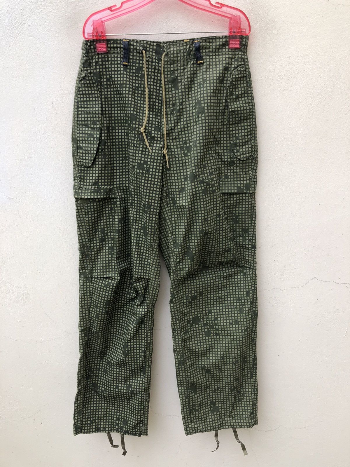 TIGRE BROCANTE Tigre Brocante Remake Vintage 80s Night Camo Cargo Trouser Size US 30 / EU 46 - 6 Thumbnail