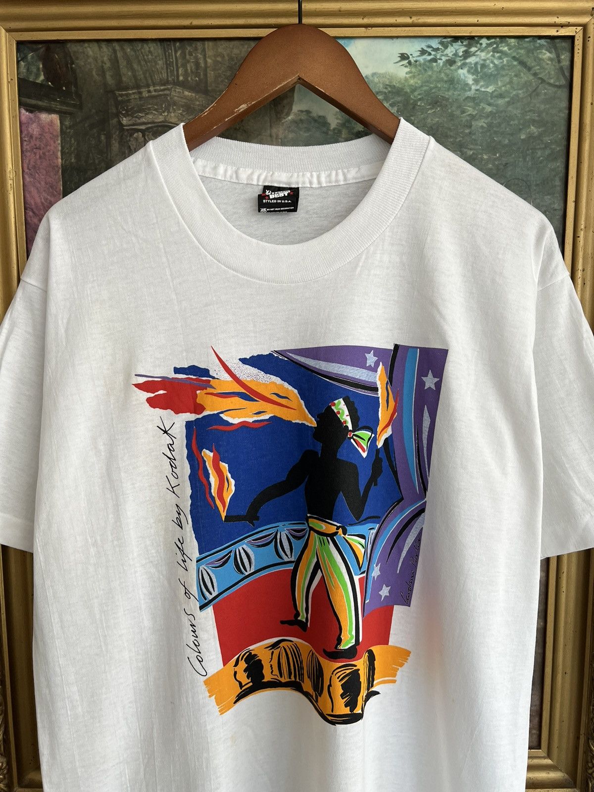Band Tees Vintage 90s Colours of Life by Kodak Promo White Tee Size US XL / EU 56 / 4 - 3 Thumbnail