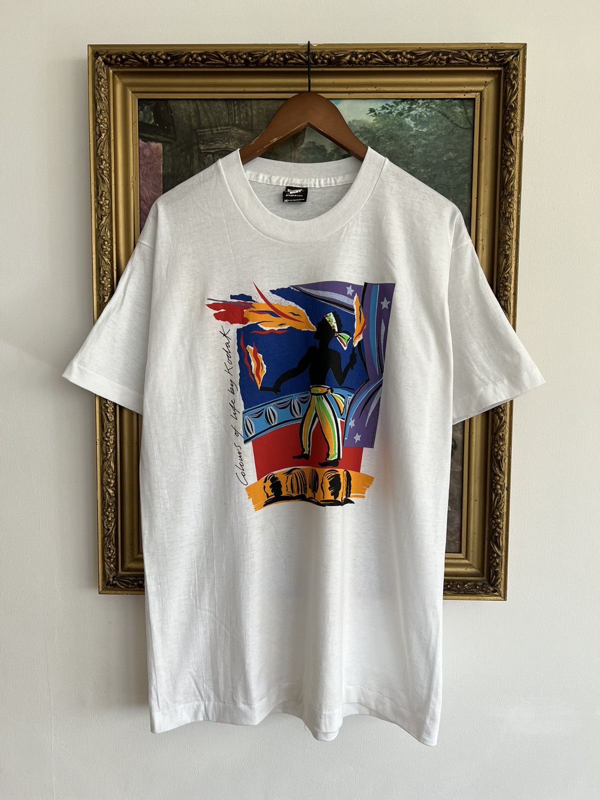Band Tees Vintage 90s Colours of Life by Kodak Promo White Tee Size US XL / EU 56 / 4 - 1 Thumbnail