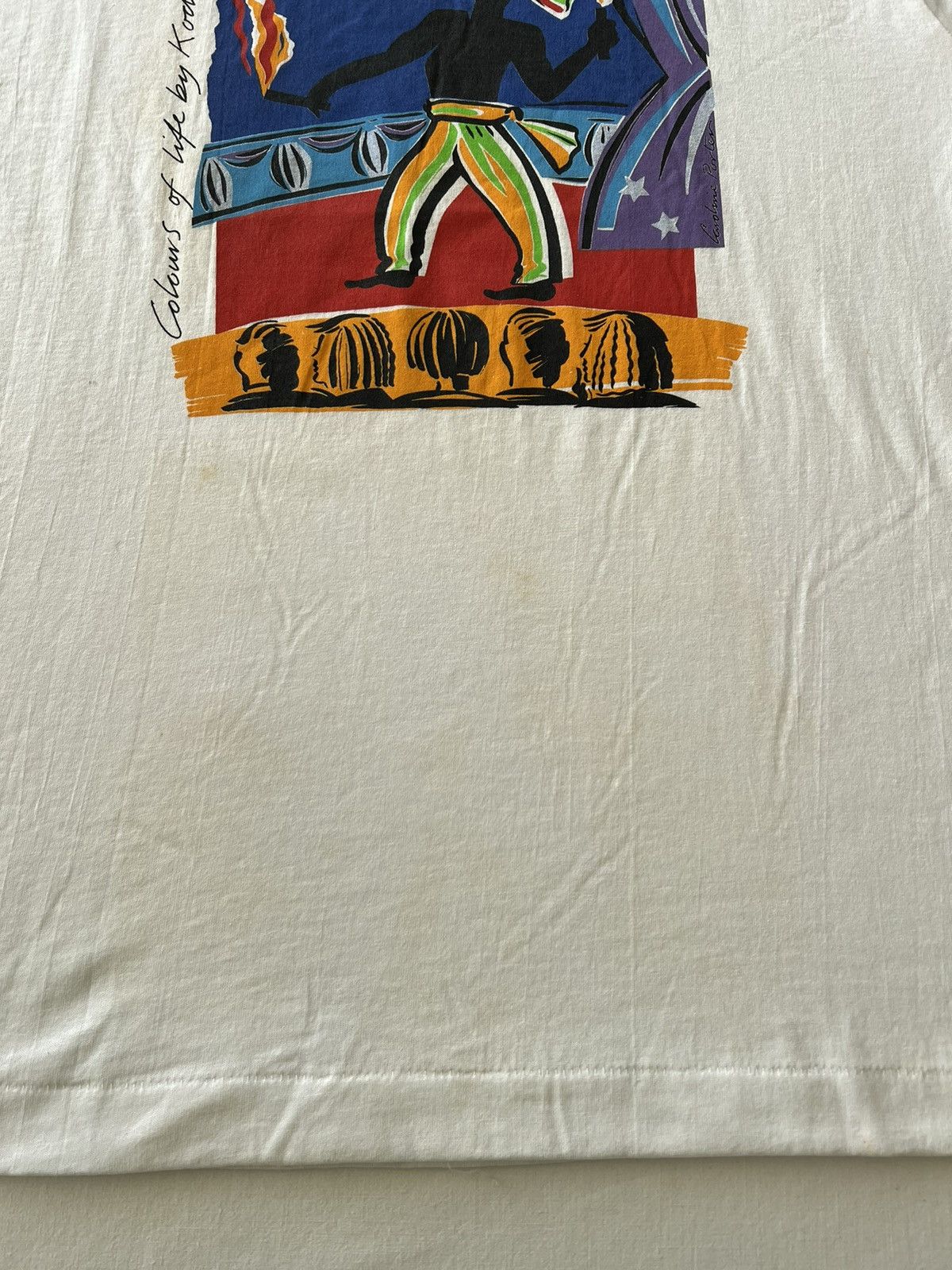 Band Tees Vintage 90s Colours of Life by Kodak Promo White Tee Size US XL / EU 56 / 4 - 10 Thumbnail