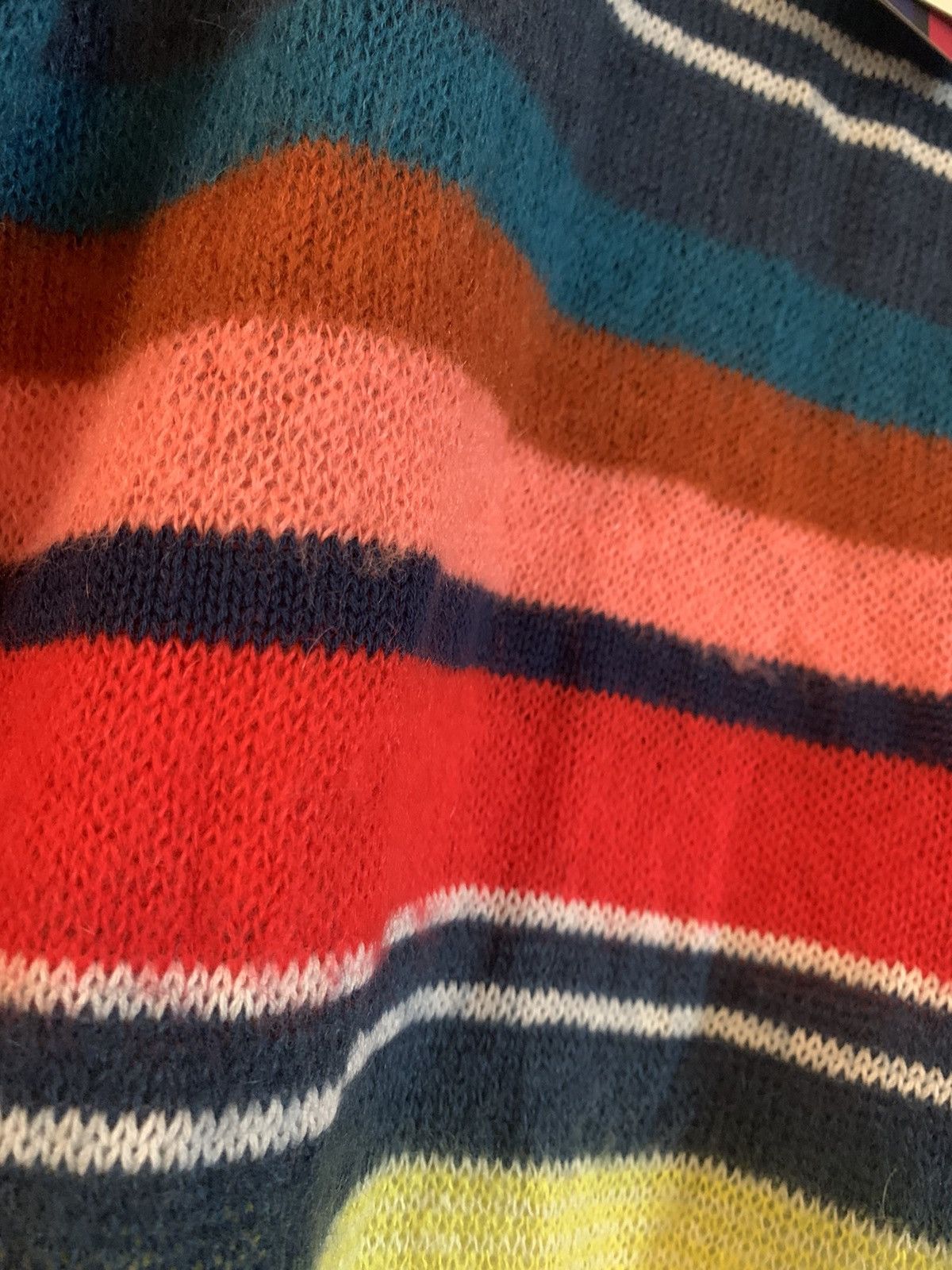 Paul Smith PAUL SMITH STRIPES MOHAIR BLEND KNITWEAR SWEATER Size US XXL / EU 58 / 5 - 11 Thumbnail