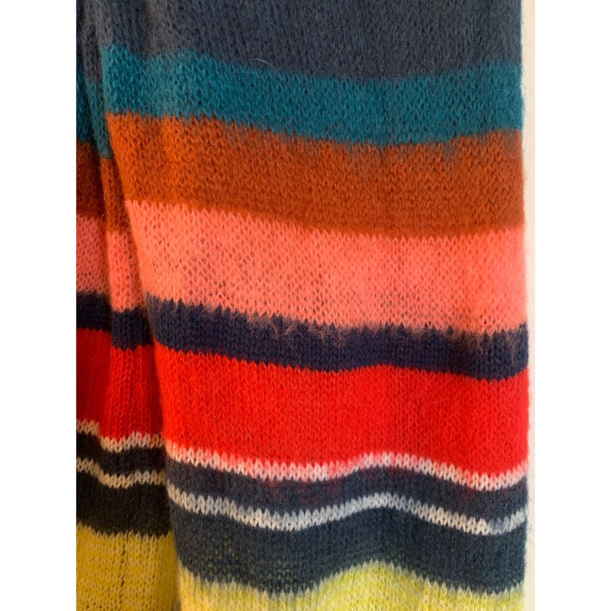 Paul Smith PAUL SMITH STRIPES MOHAIR BLEND KNITWEAR SWEATER Size US XXL / EU 58 / 5 - 7 Thumbnail