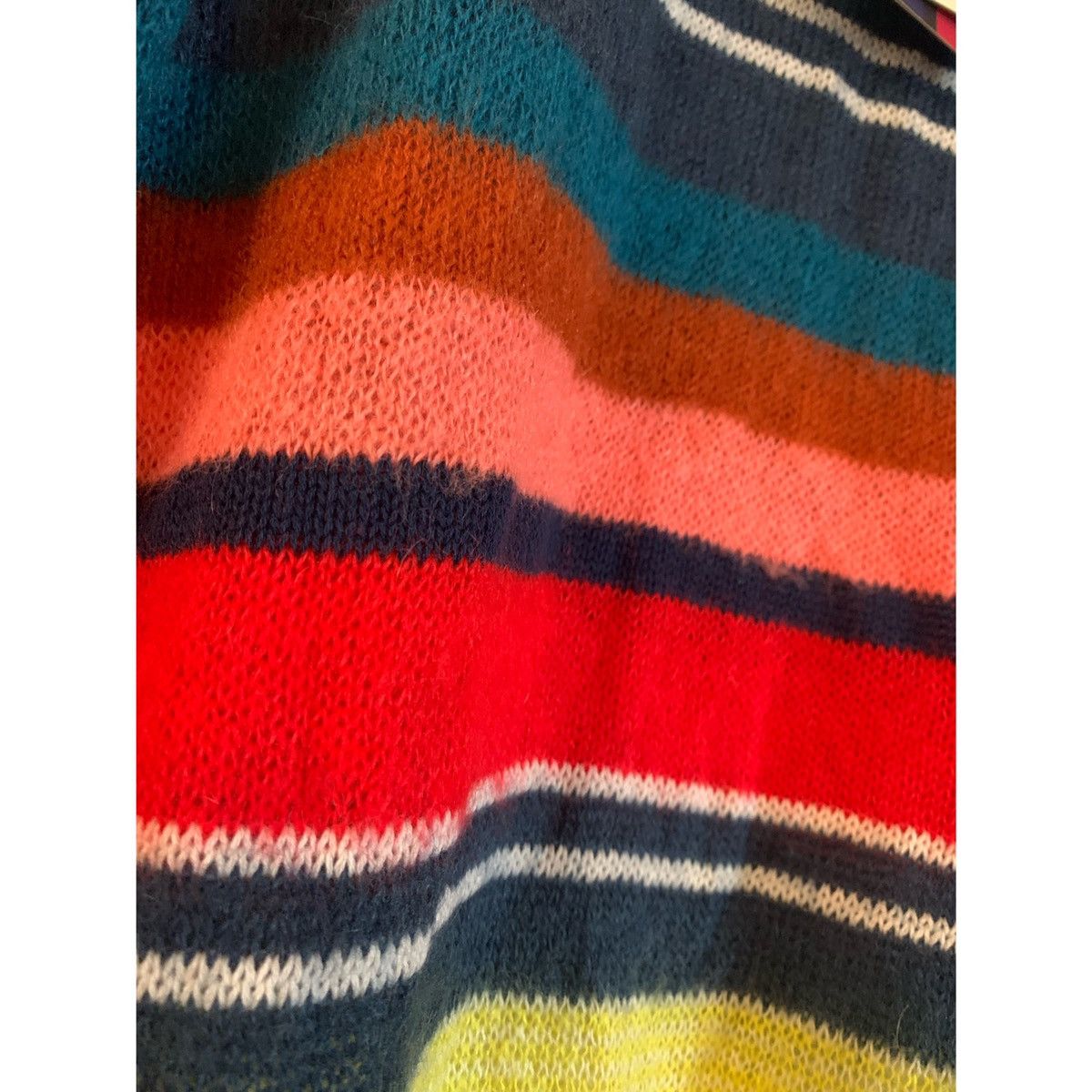Paul Smith PAUL SMITH STRIPES MOHAIR BLEND KNITWEAR SWEATER Size US XXL / EU 58 / 5 - 10 Thumbnail