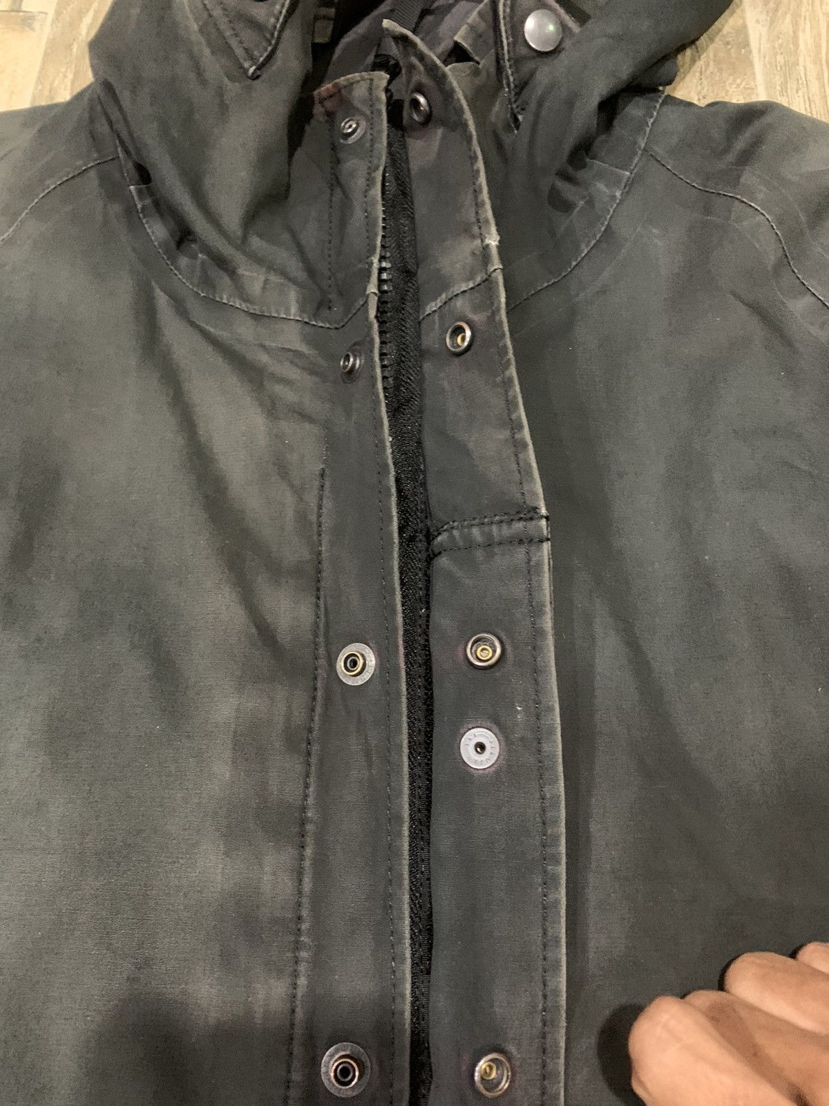 Attachment Faded Distressed Attachment Hooded Jacket Made In Japan Size US S / EU 44-46 / 1 - 22 Thumbnail