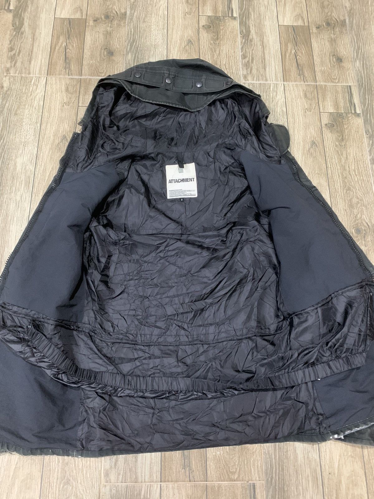 Attachment Faded Distressed Attachment Hooded Jacket Made In Japan Size US S / EU 44-46 / 1 - 5 Thumbnail