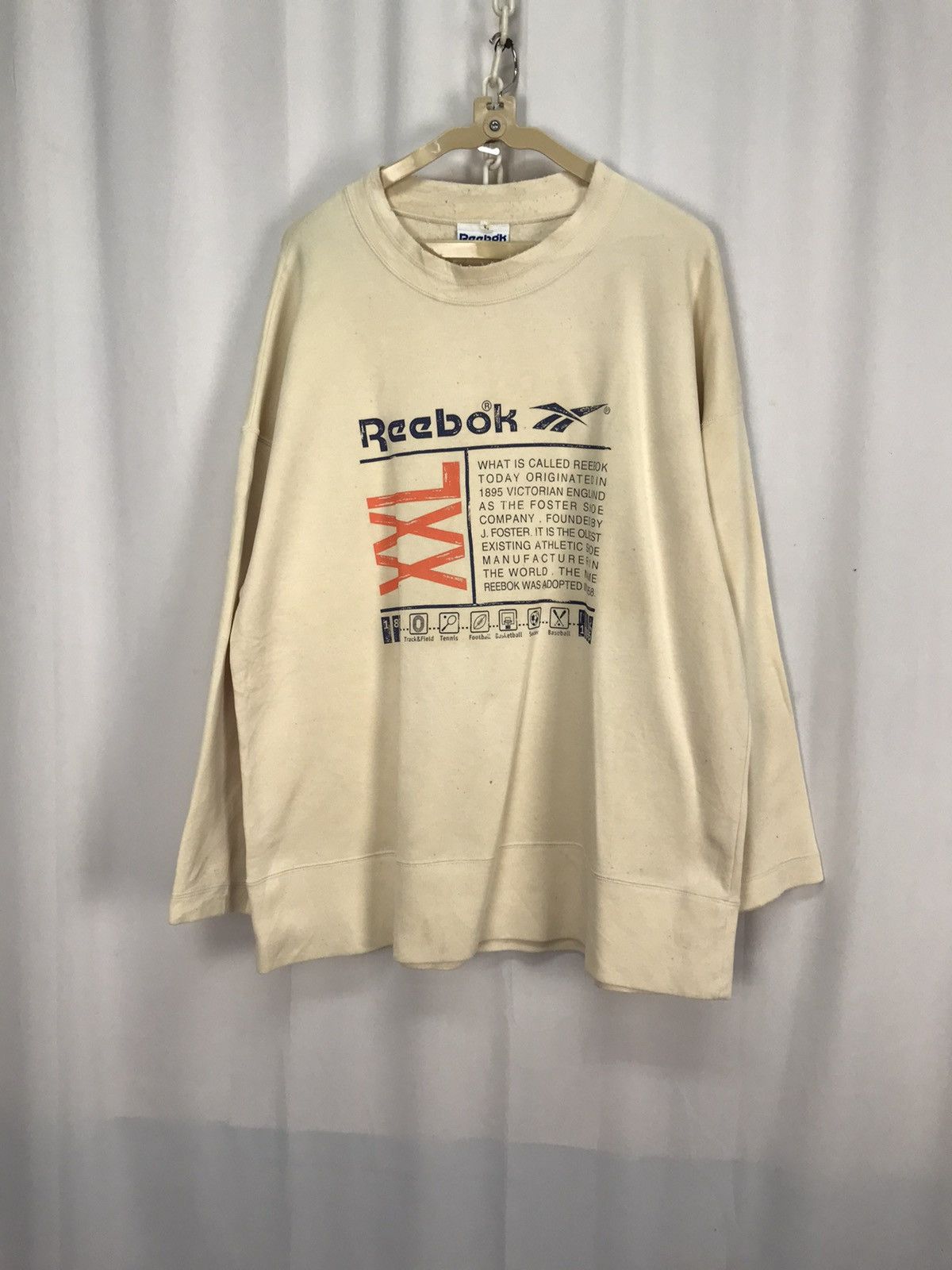 Reebok × Vintage Vintage Reebok printed sweatshirt Size US L / EU 52-54 / 3 - 7 Thumbnail