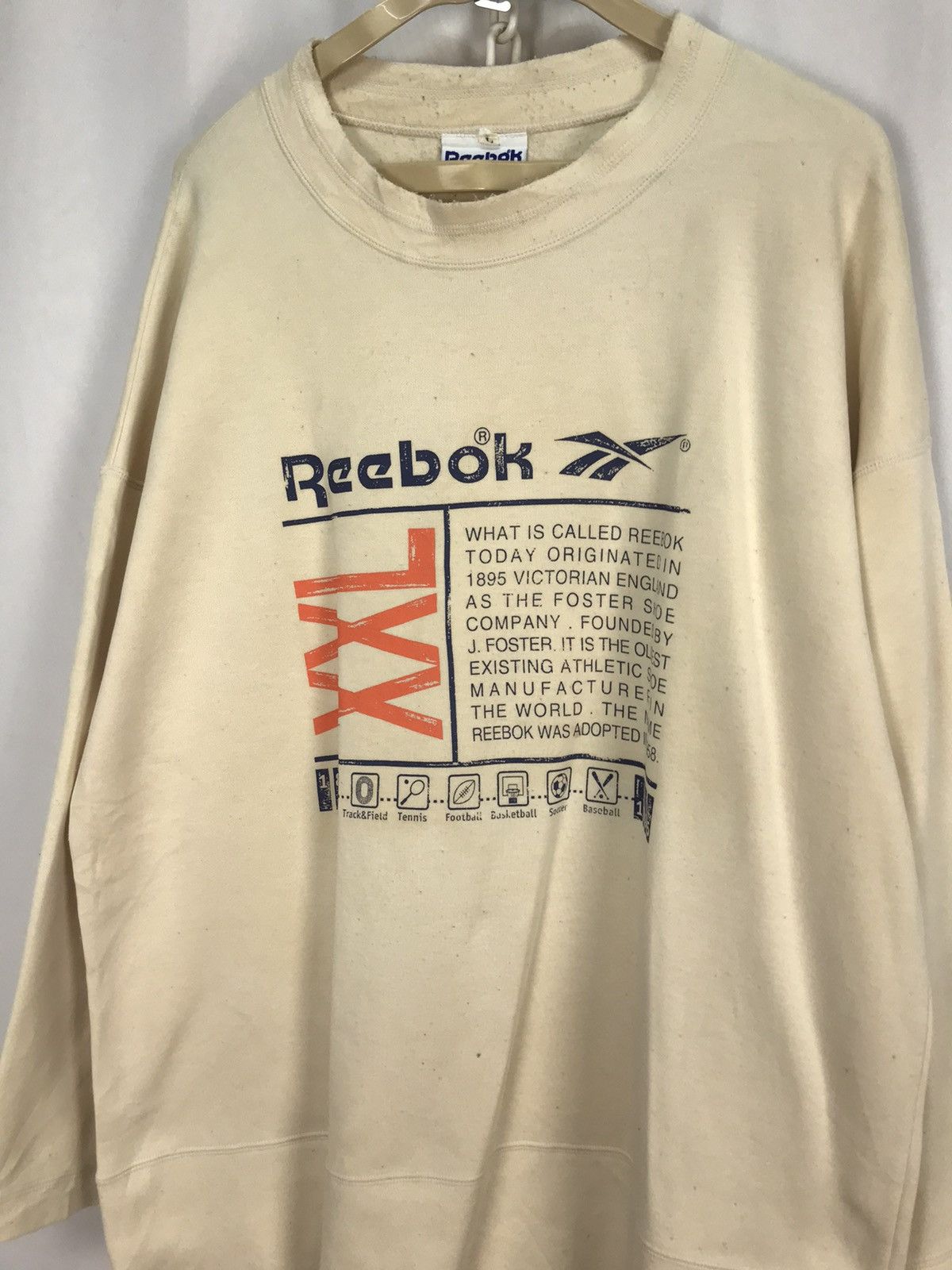 Reebok × Vintage Vintage Reebok printed sweatshirt Size US L / EU 52-54 / 3 - 3 Thumbnail