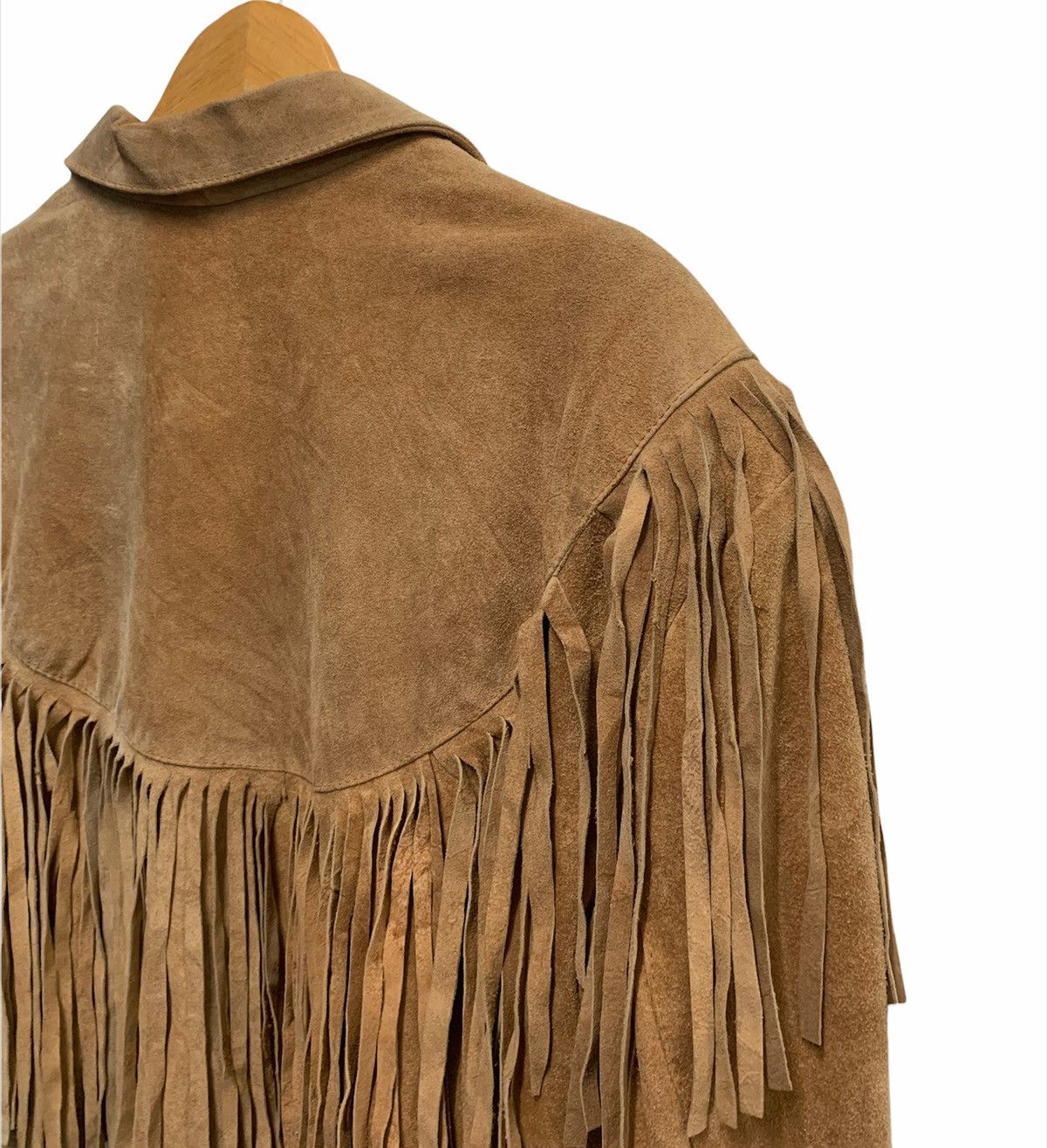 If Six Was Nine RARE ‼️ 70s Vintage Suede Leather Cowboy Cropped Jacket Size US S / EU 44-46 / 1 - 4 Thumbnail